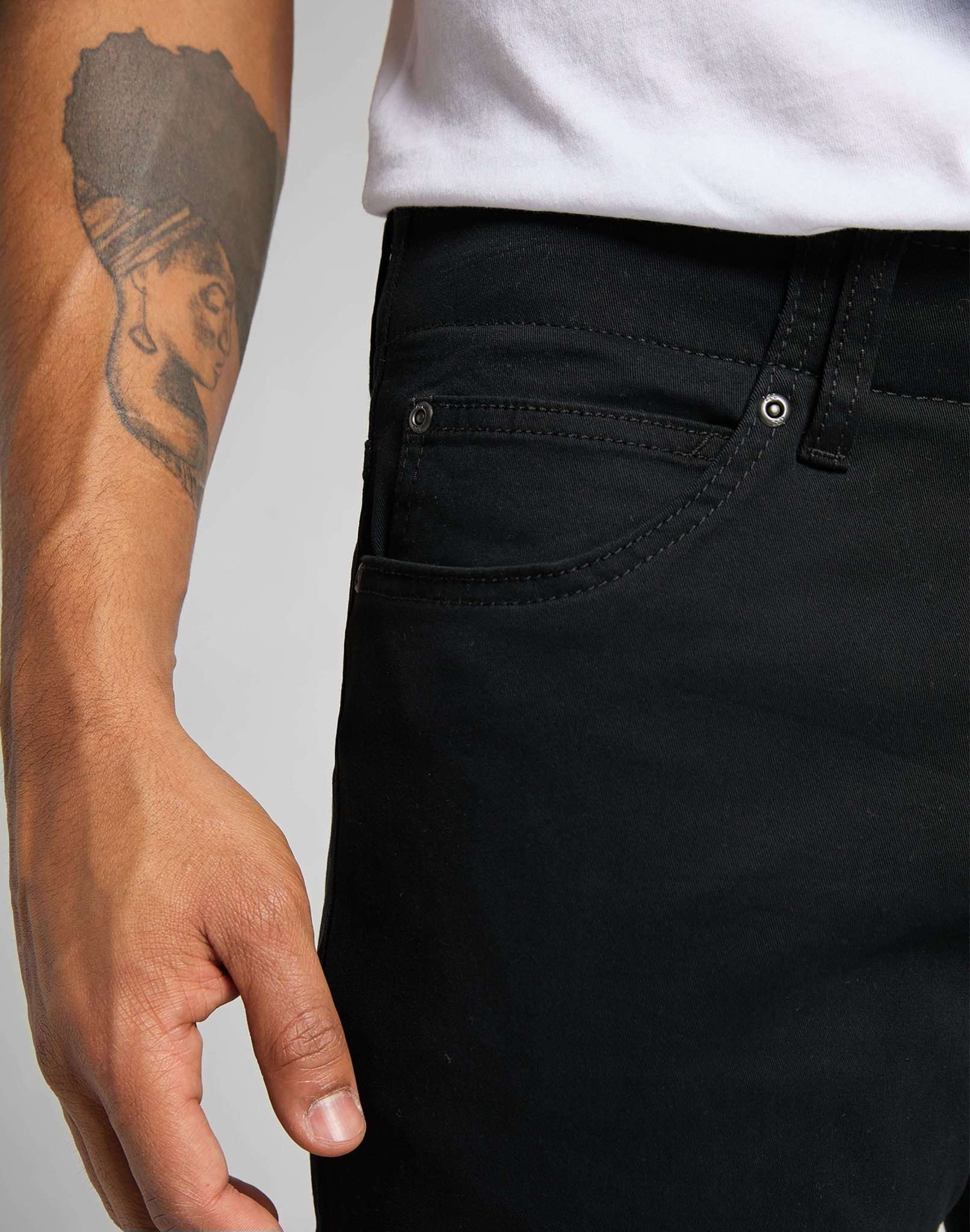 Pantaloni dritti XM in nero Lee