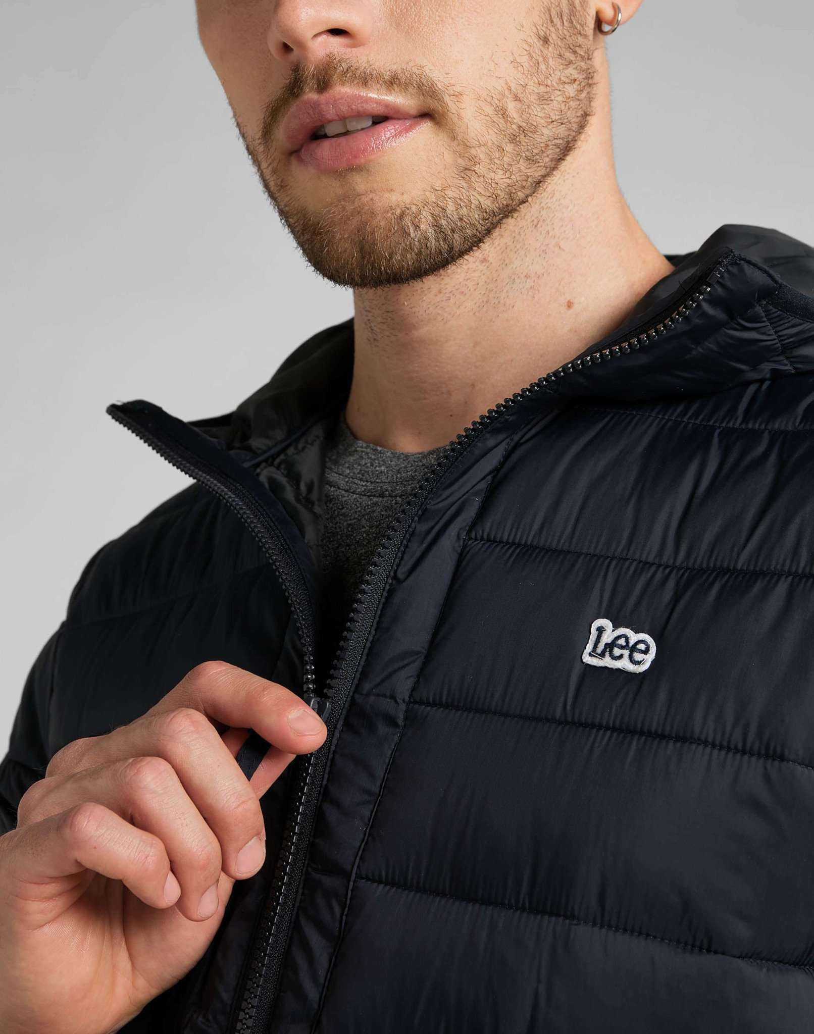 Giacca leggera Puffer in Giacche nere Lee