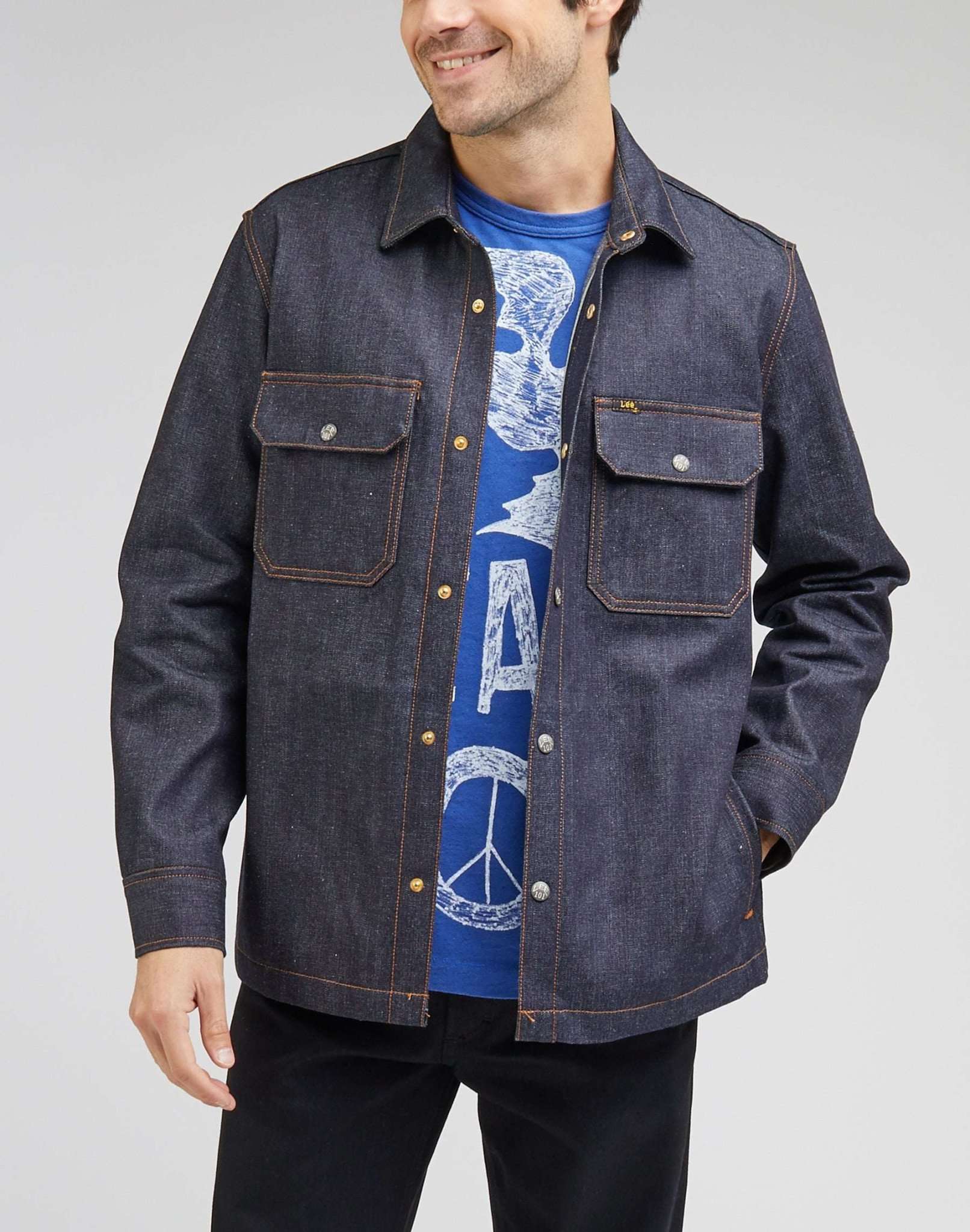 101 Camicia di jeans in Dry Jackets Lee