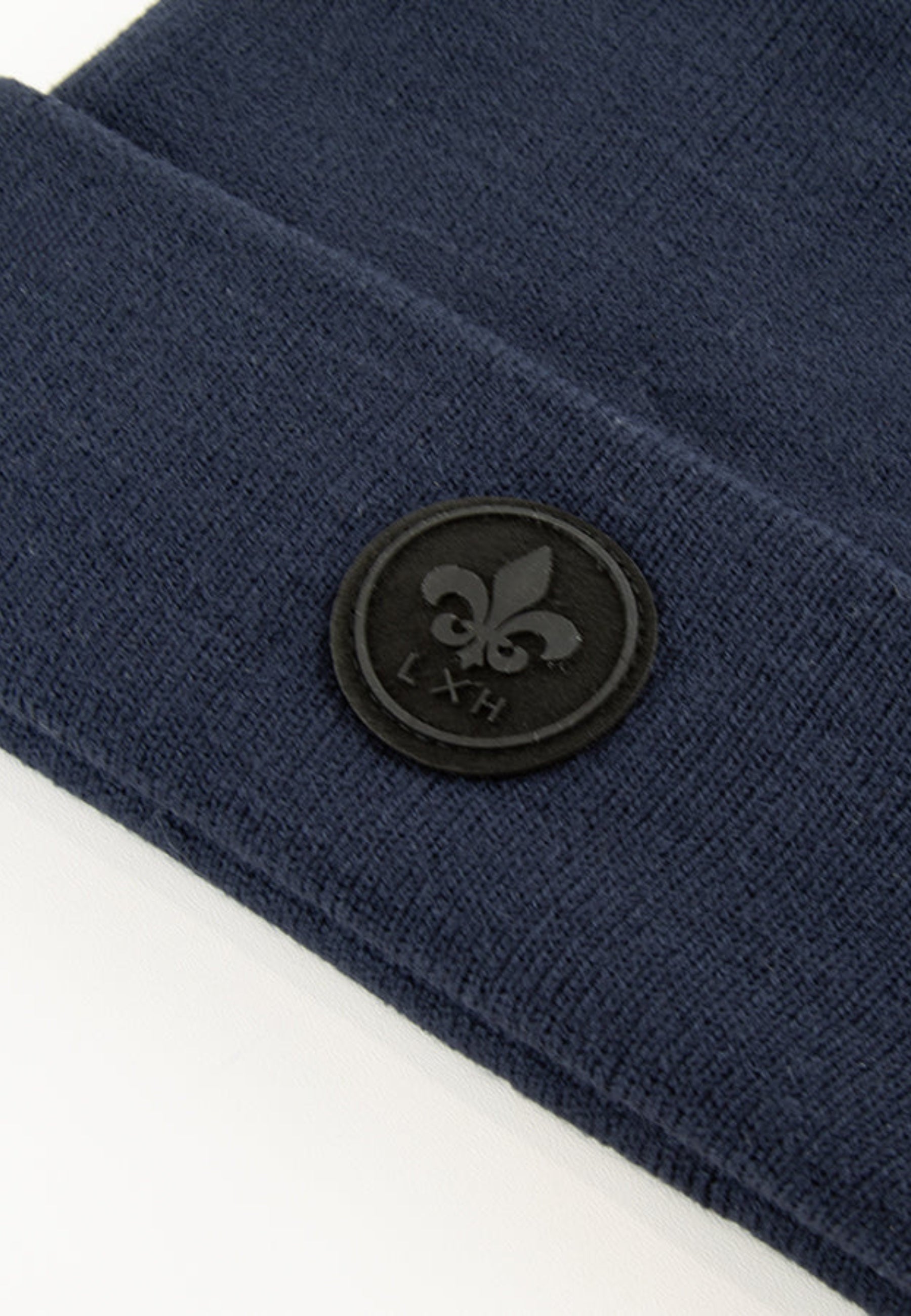 Bonnet Maille Fine in Cappellini Navy LXH