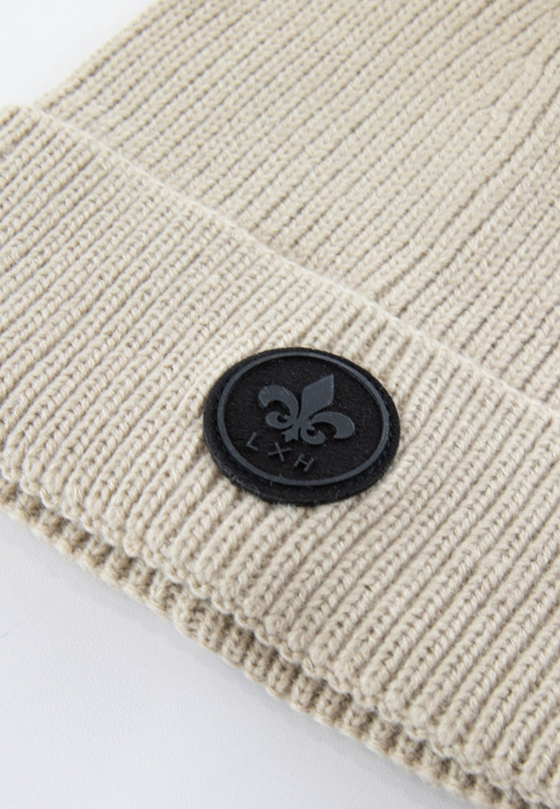 Bonnet Maille Épaisse in tappi beige LXH
