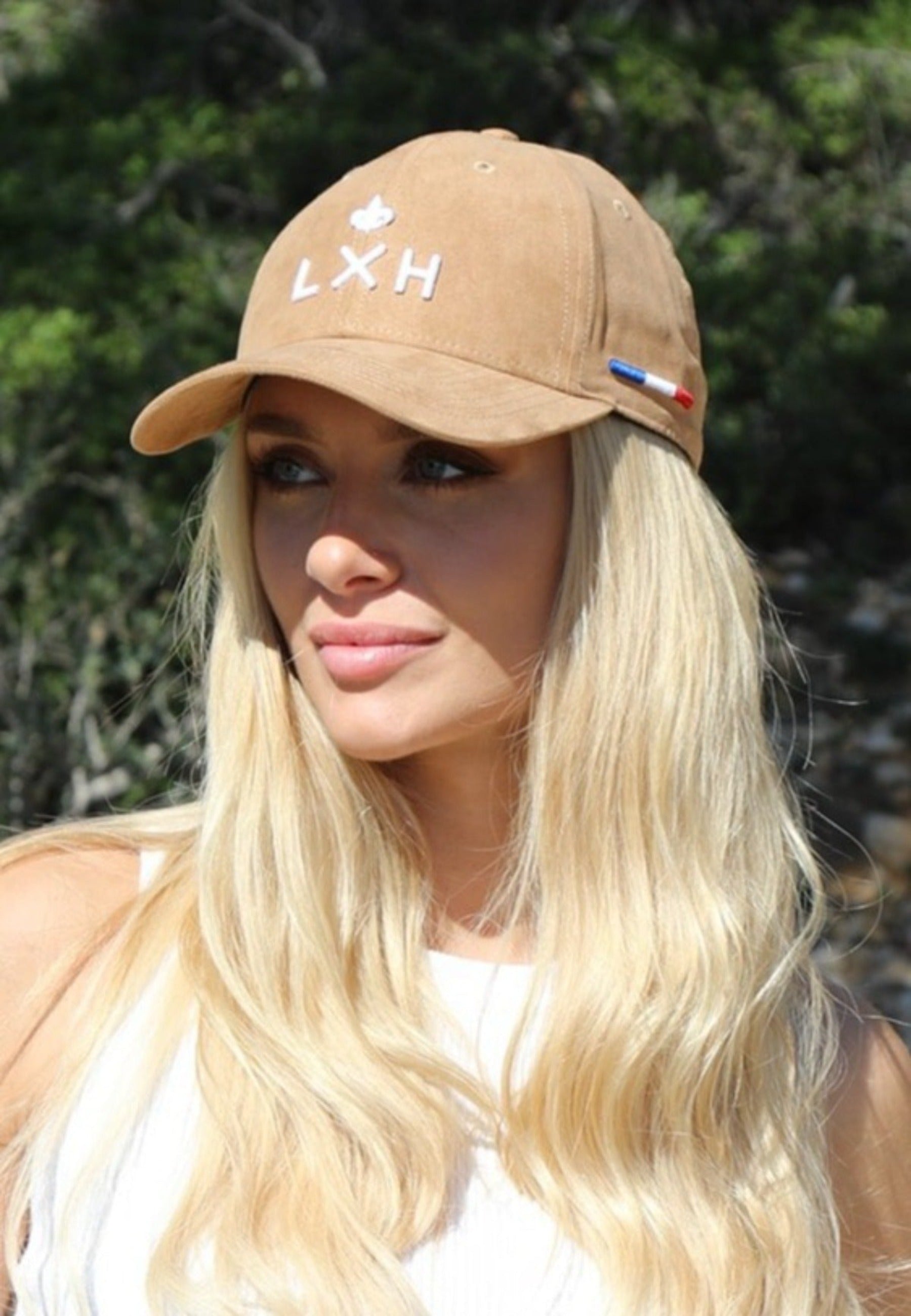 Casquette Suédine - Genève in Camel Caps LXH