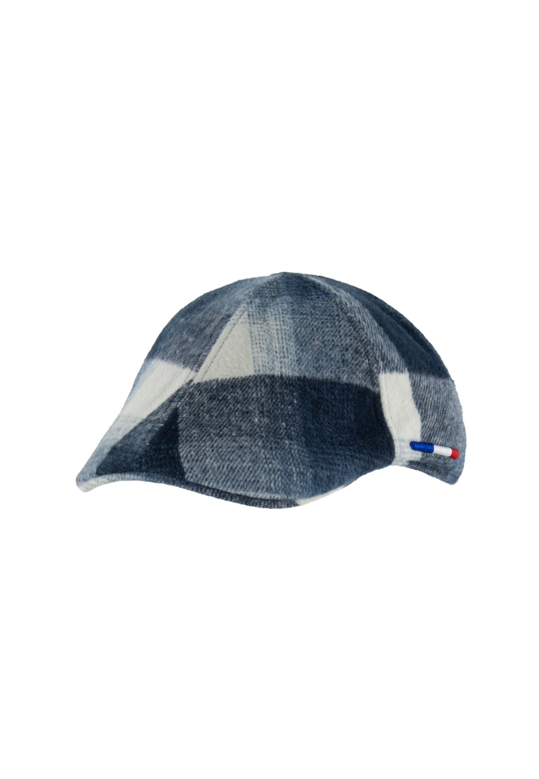 Bérêt Tartan Bicolore in Cappellini Bleu LXH
