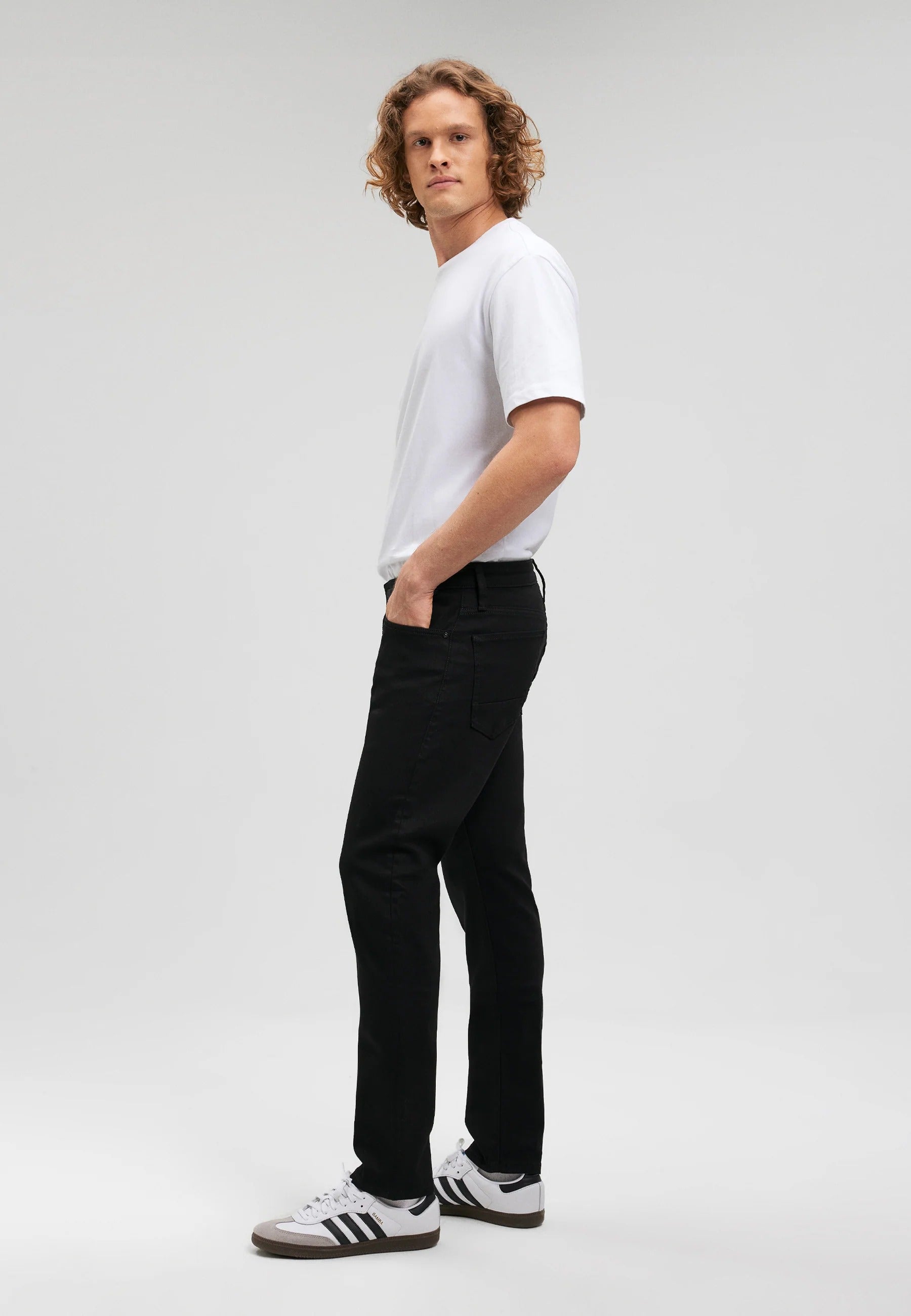 Jake in Black Jeans Comfort anni '90 Mavi