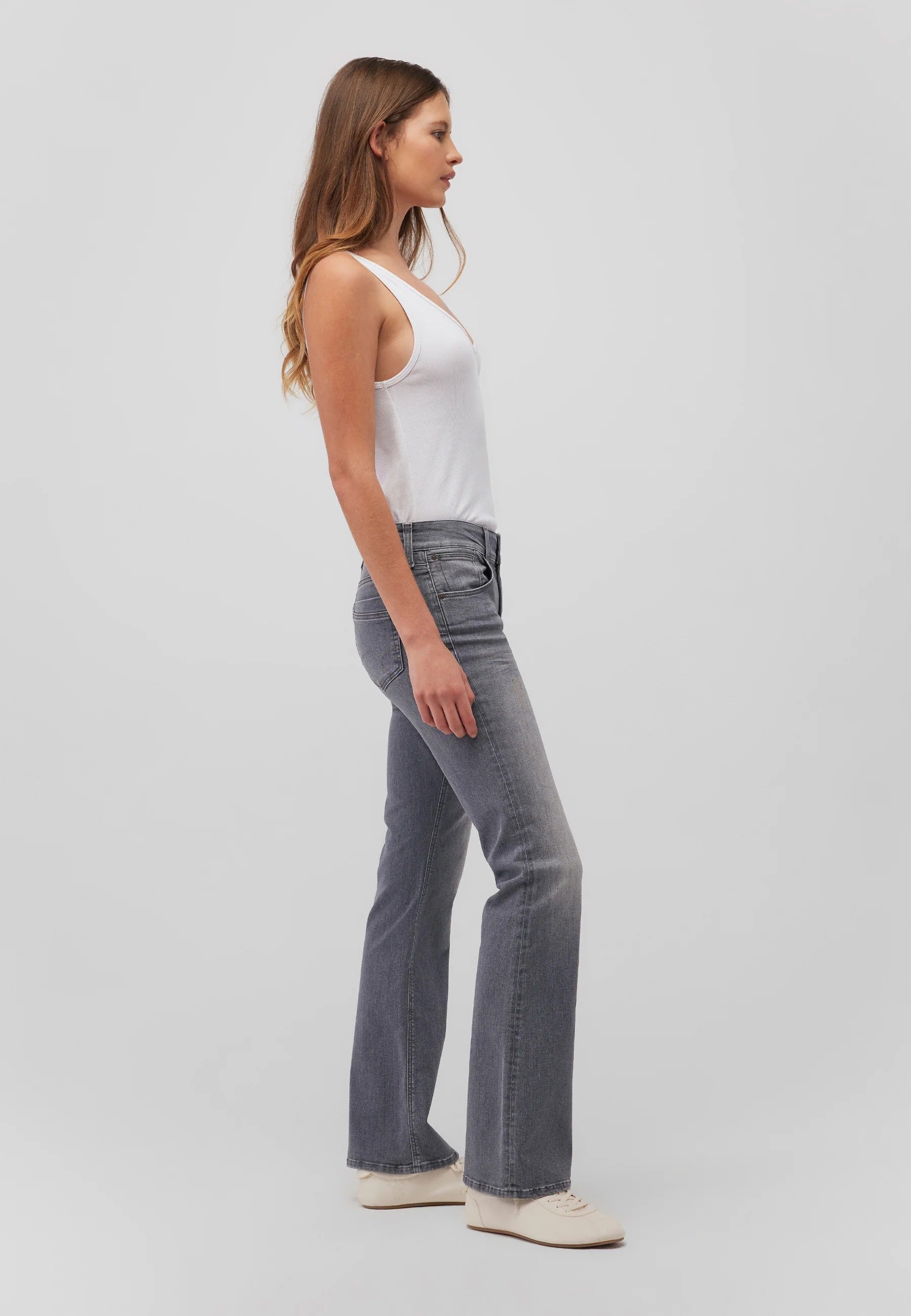 Bella in Jeans Venezia spazzolati grigi Mavi