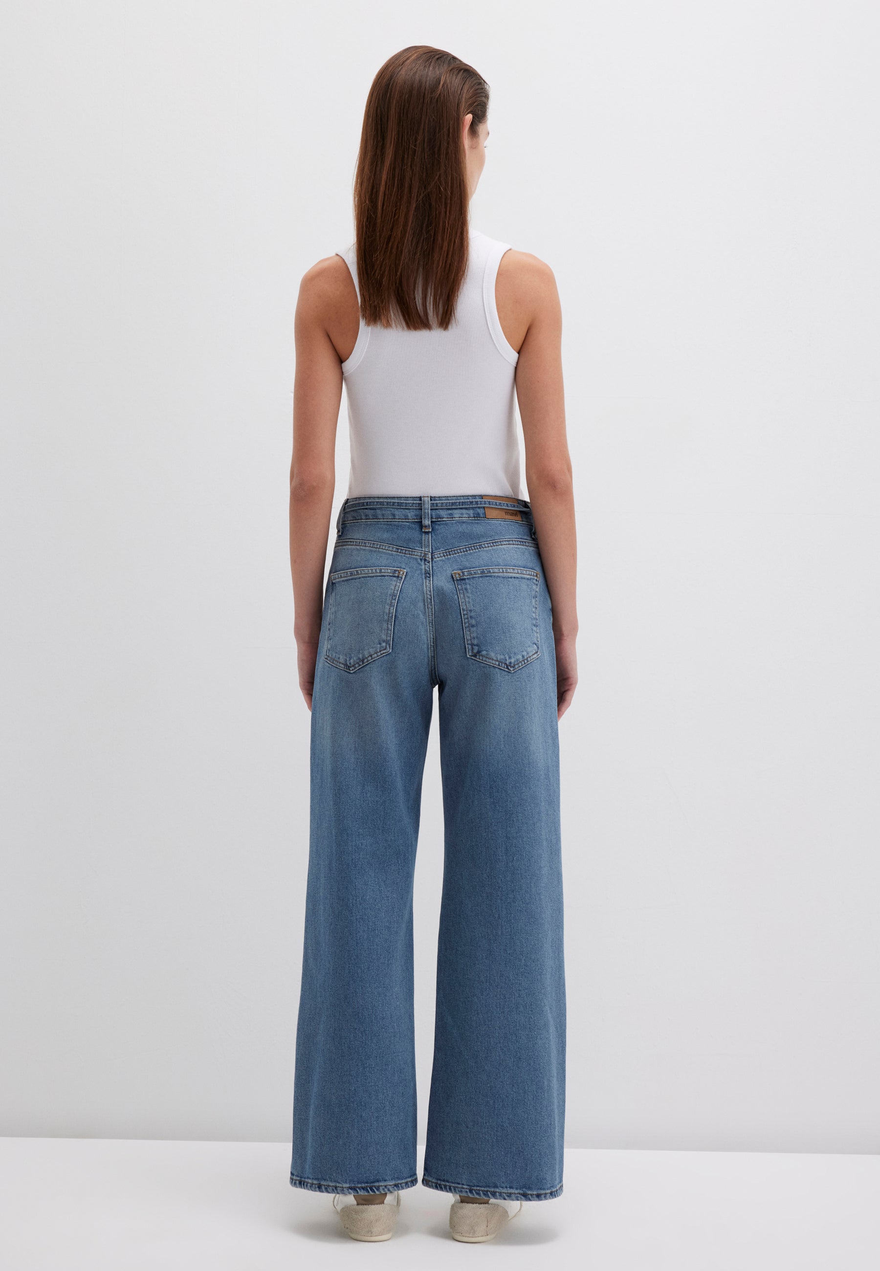 Malibu con cintura in jeans 90S medio usati Mavi