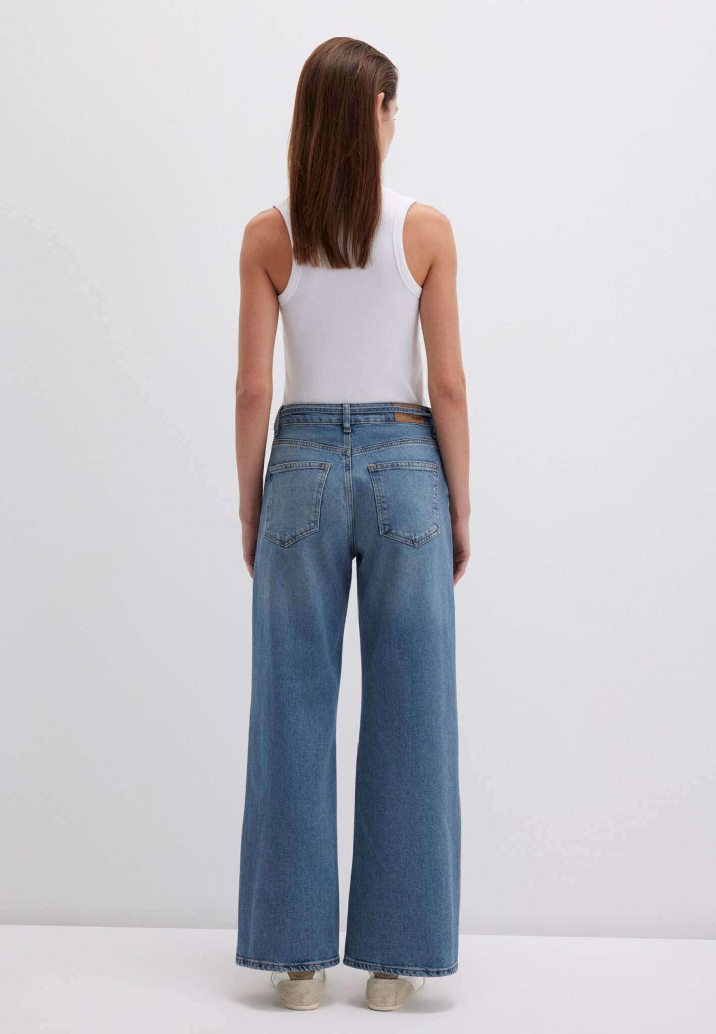 Malibu con cintura in jeans 90S medio usati Mavi