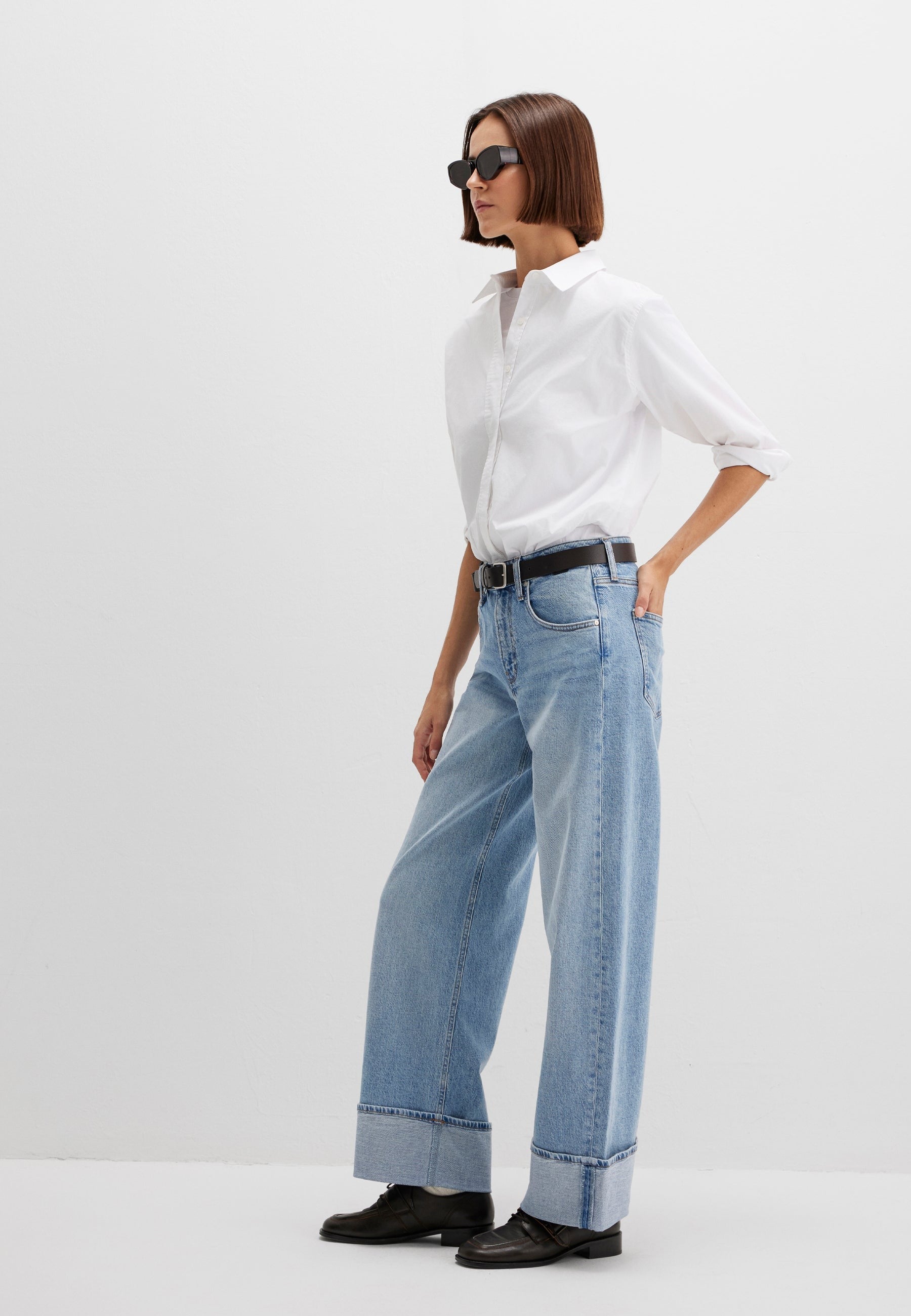 Sandra in jeans Lt Brushed Denim Mavi