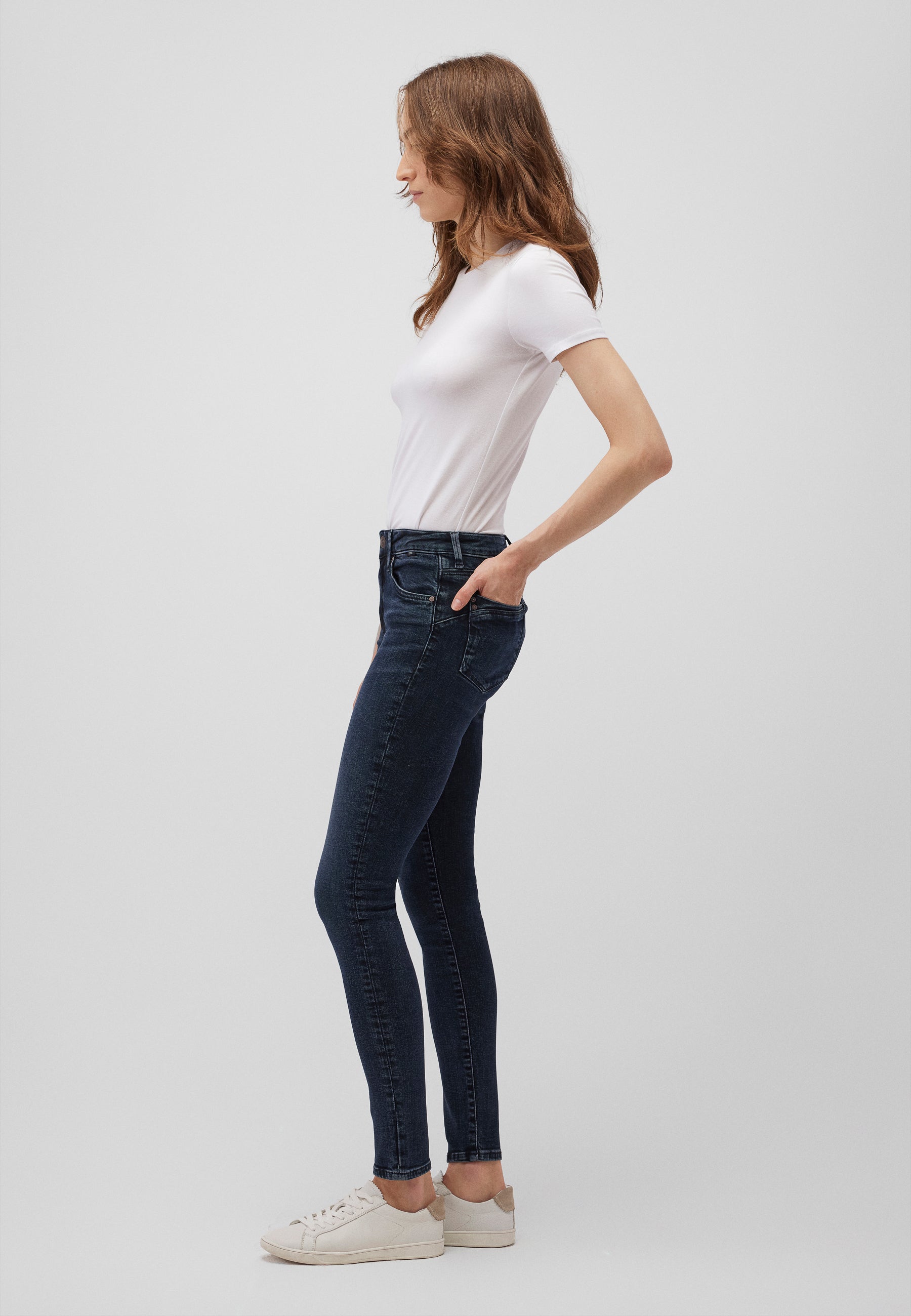 Adriana in jeans glam inchiostro scuro Mavi