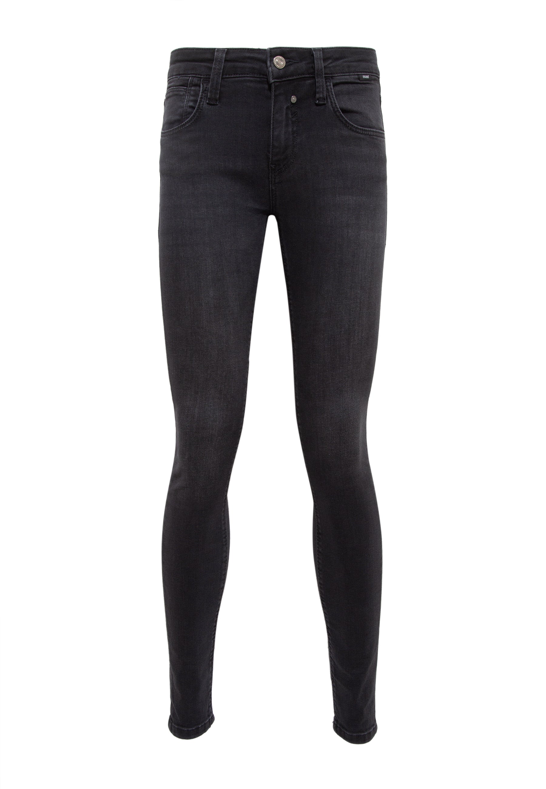 Adriana in jeans stretch spazzolati fumo Mavi