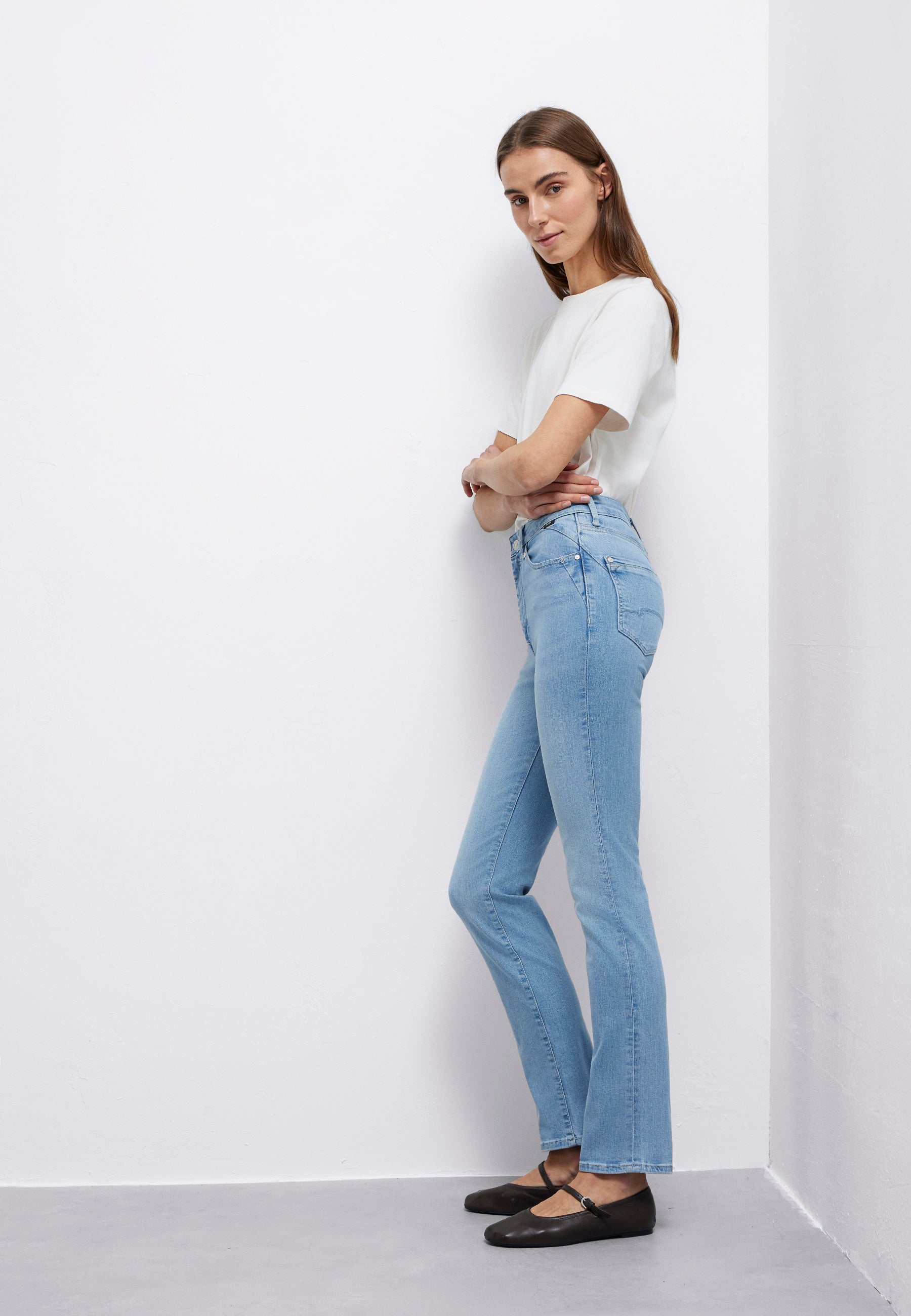 Kendra in jeans Lt Brushed Glam Mavi