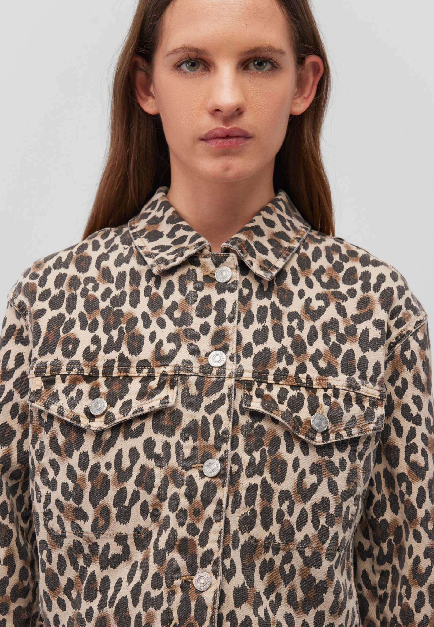 Maren in giacca di jeans leopardata Mavi