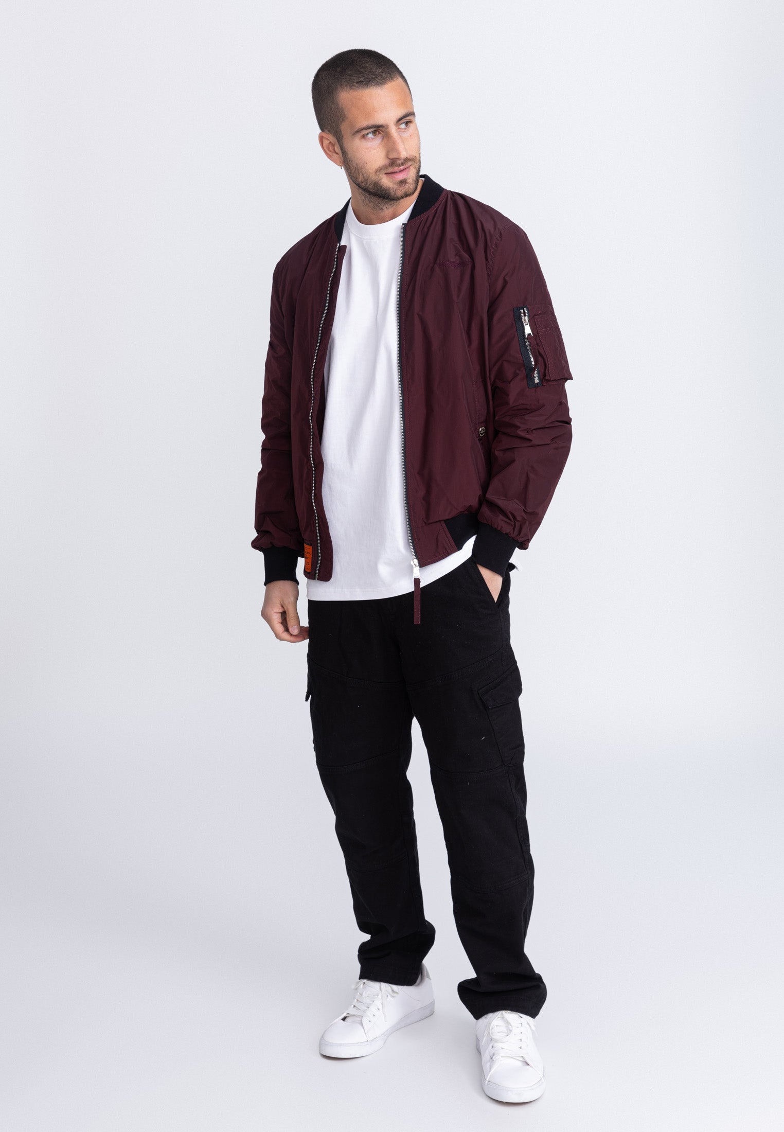 MA1 M Giacca bomber in borgogna Bombers Original
