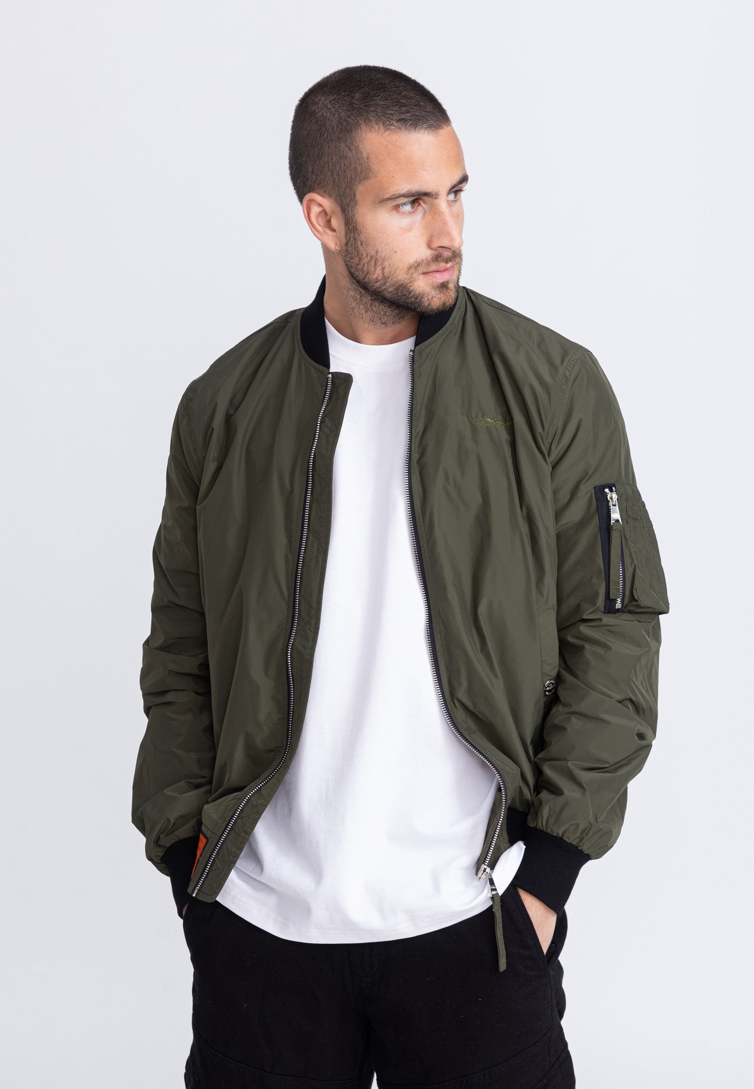MA1 M bomber in kaki Giacche Bombers Original