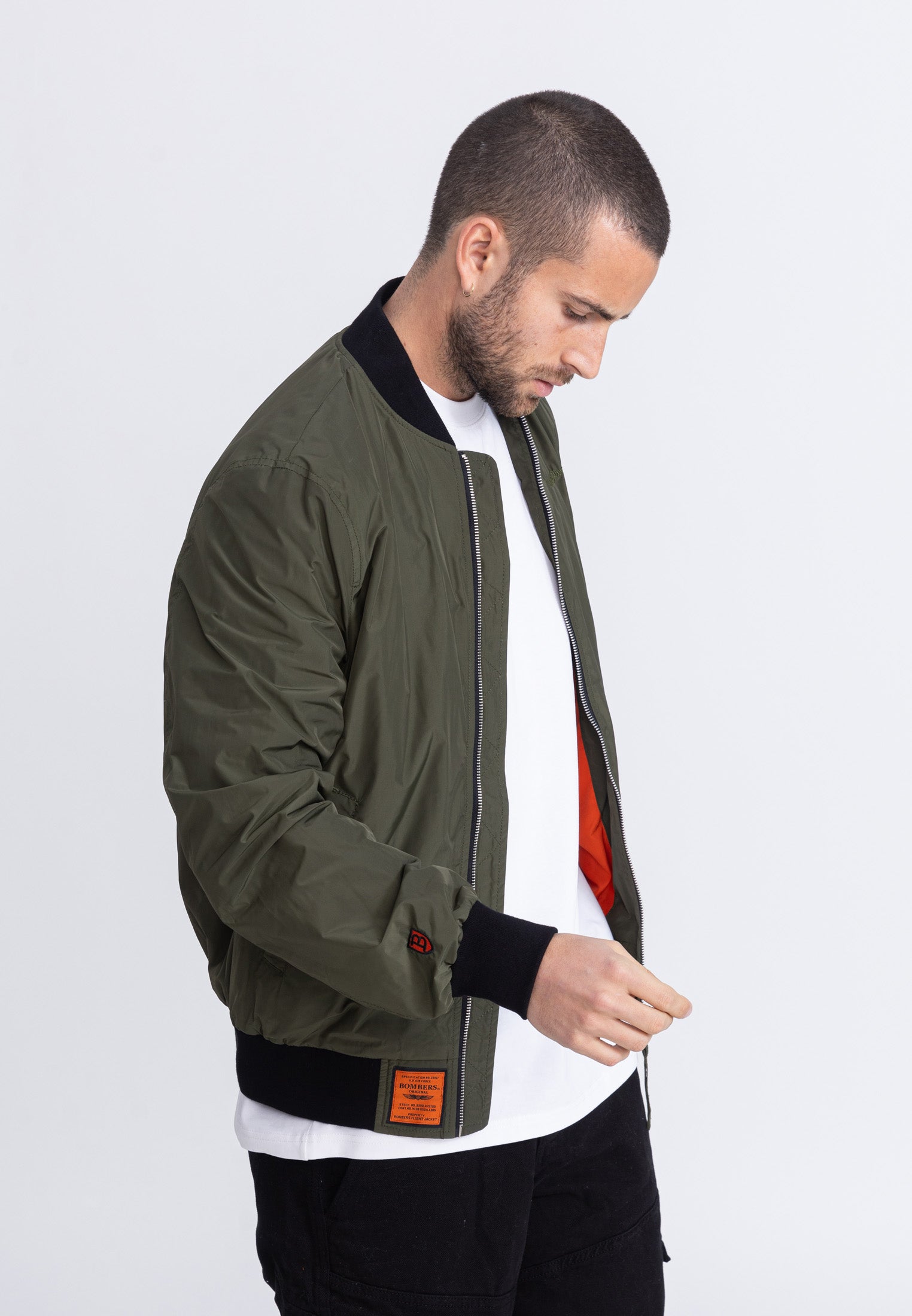 MA1 M bomber in kaki Giacche Bombers Original