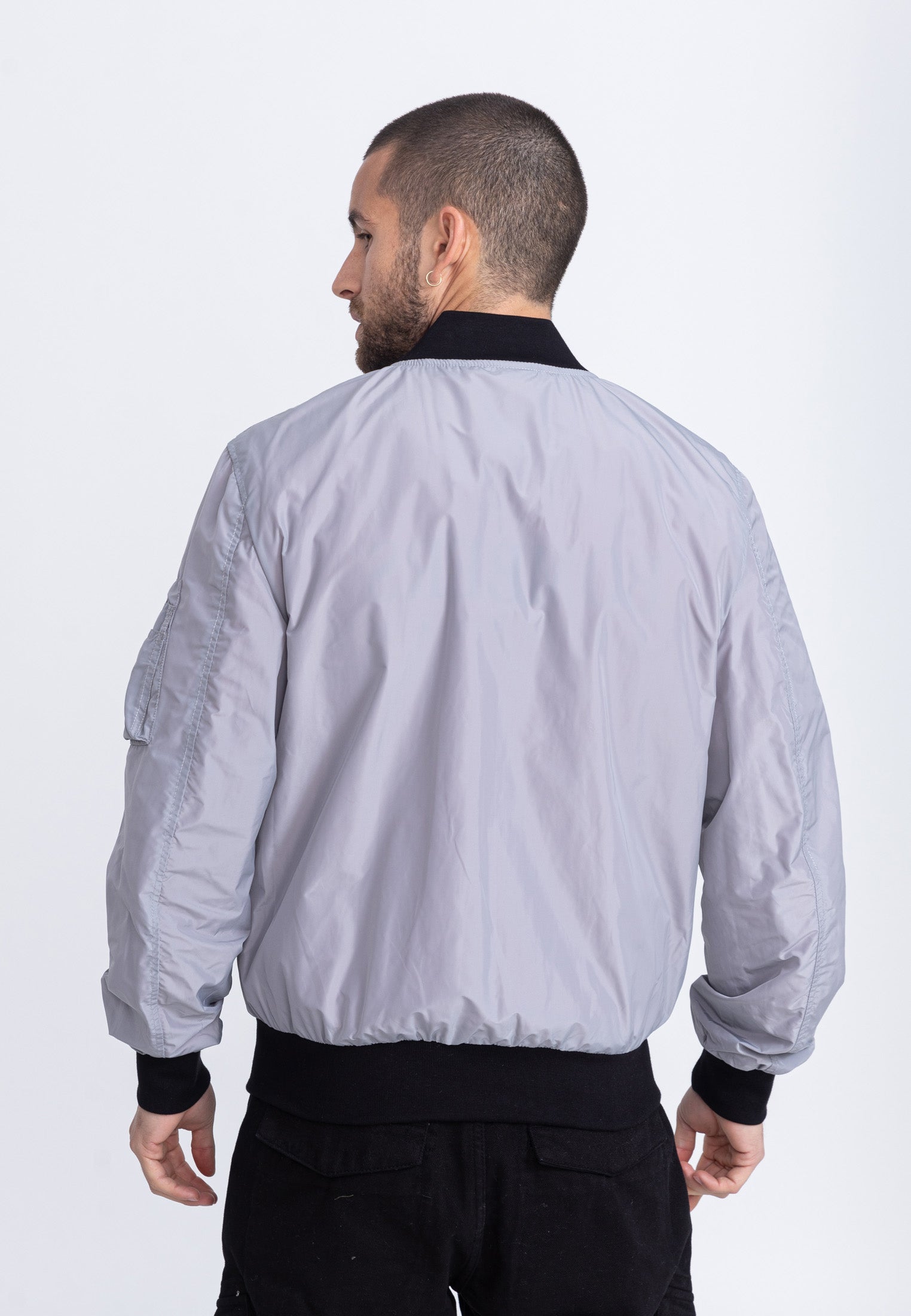 Giacca bomber MA1 M in L.Grey Jackets Bombers Original