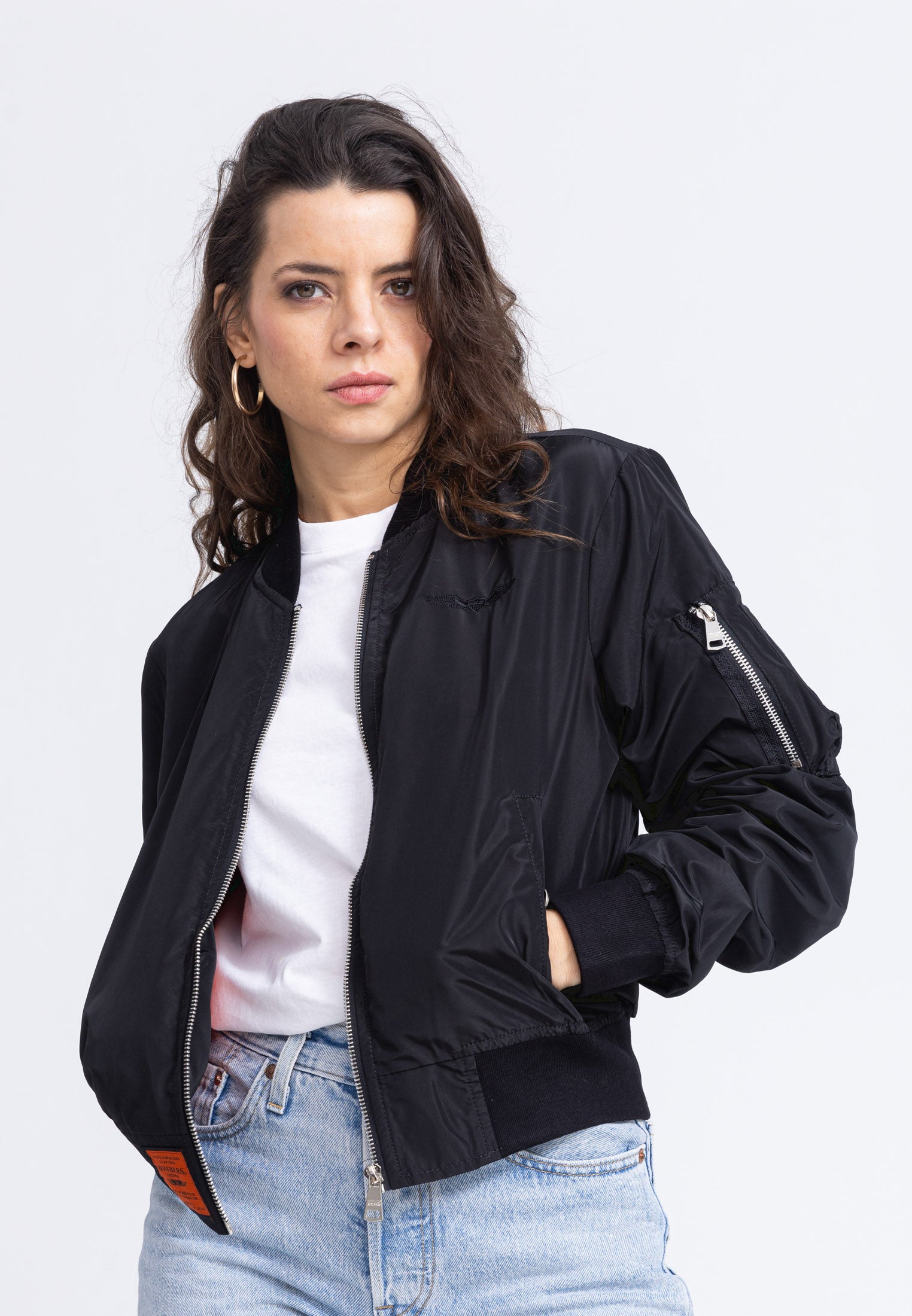 Giacca bomber MA1 W in nero Bombers Original