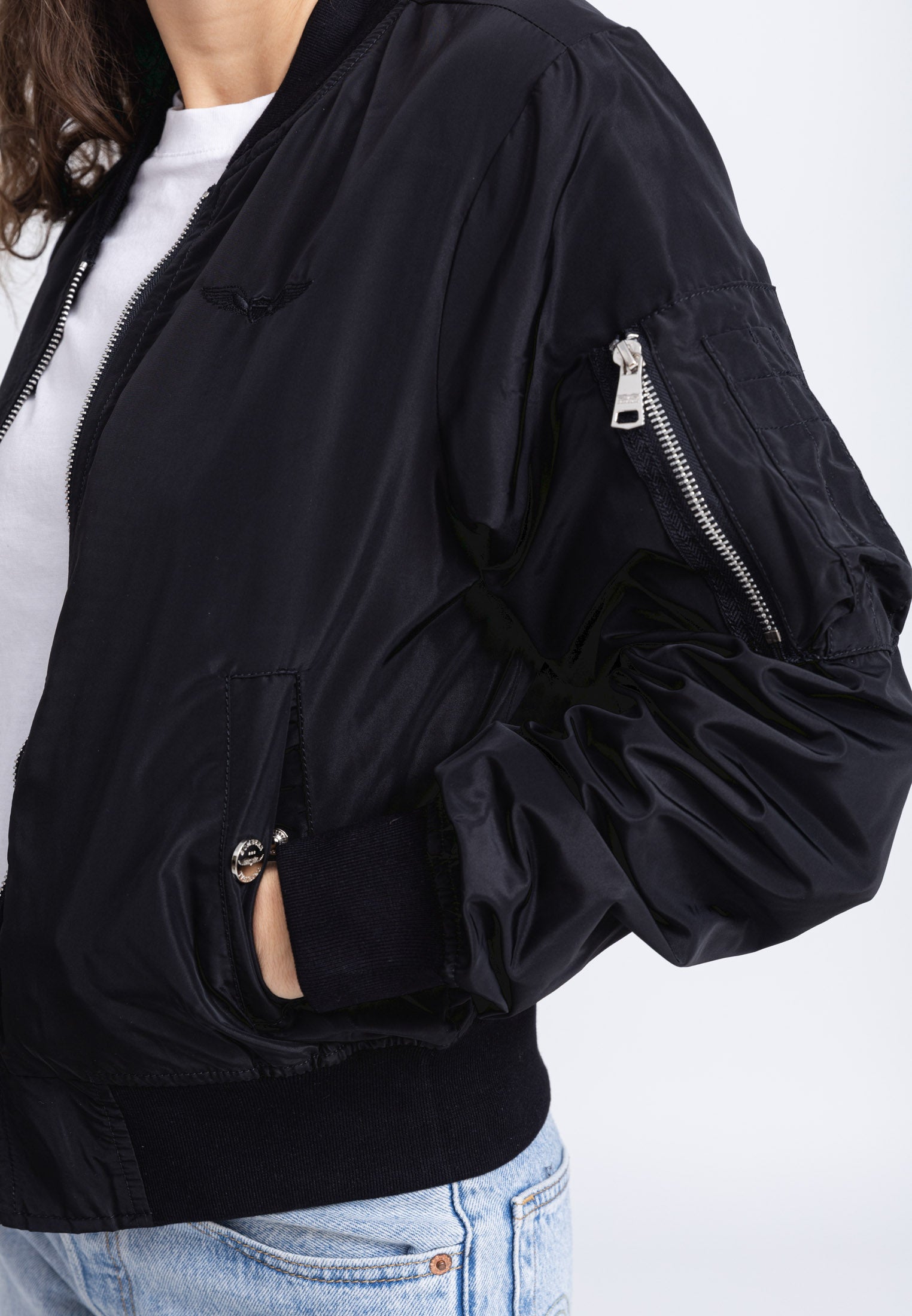 Giacca bomber MA1 W in nero Bombers Original