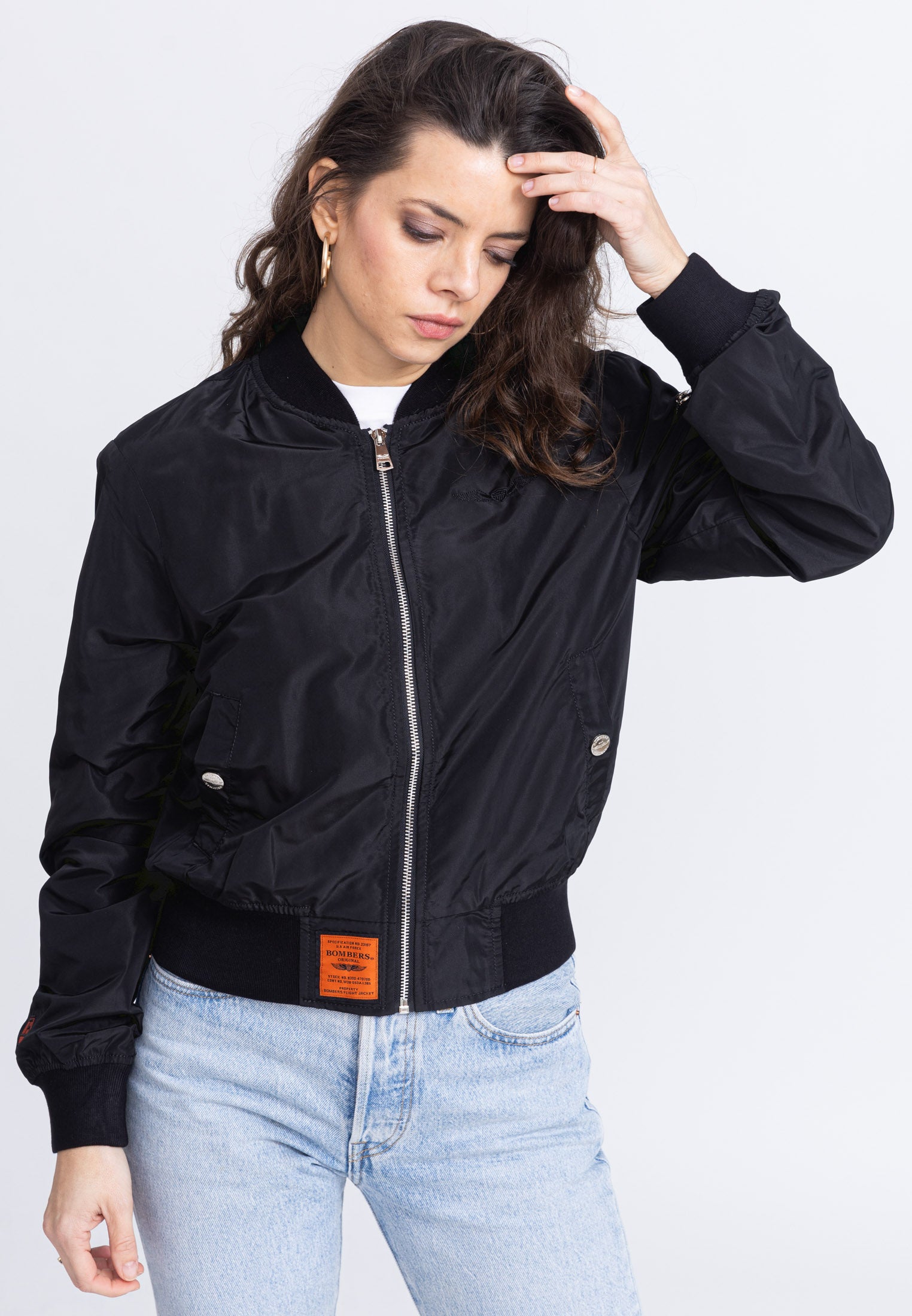 Giacca bomber MA1 W in nero Bombers Original