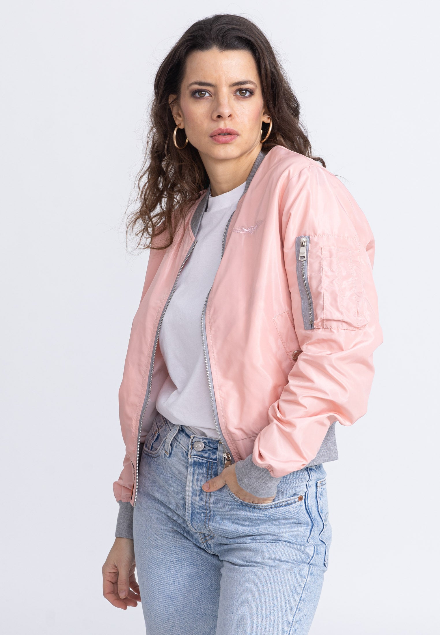 Giacca bomber MA1 W in L.Pink Jackets Bombers Original