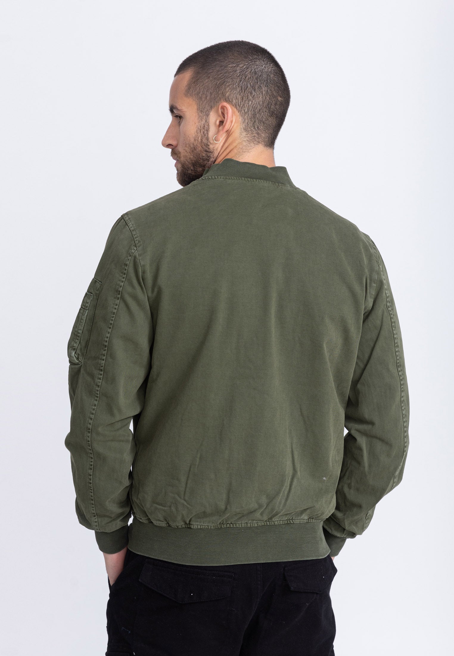 Giacca bomber Mac M in kaki Giacche Bombers Original