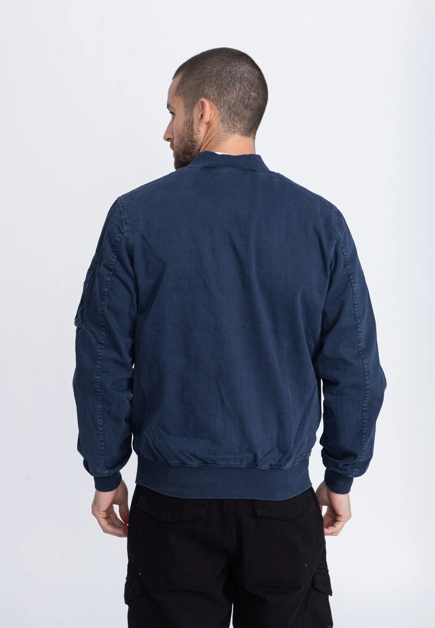 Giubbotto bomber Mac M in Giacche Navy Bombers Original
