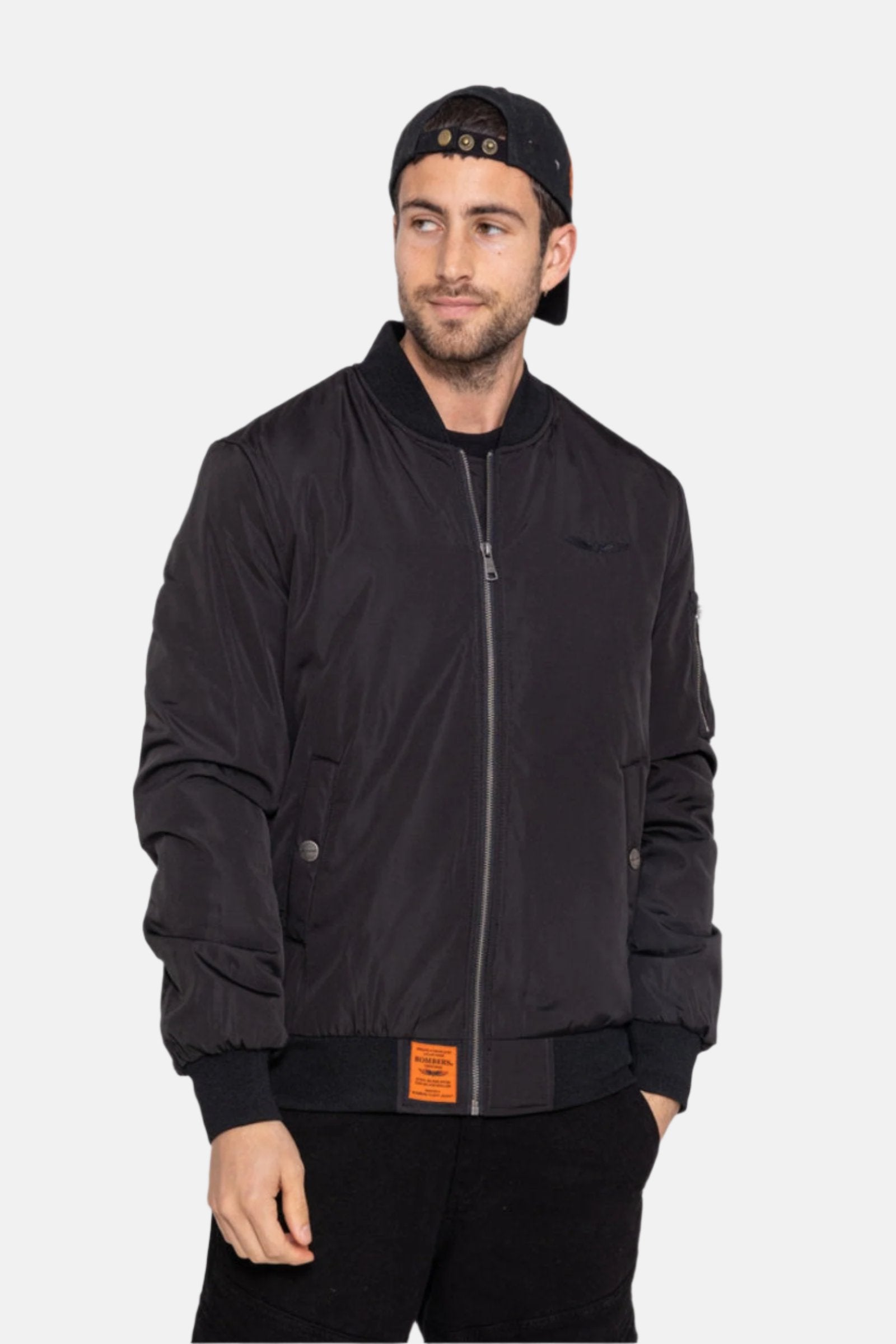 Giacca bomber Max M in Giacche nere Bombers Original