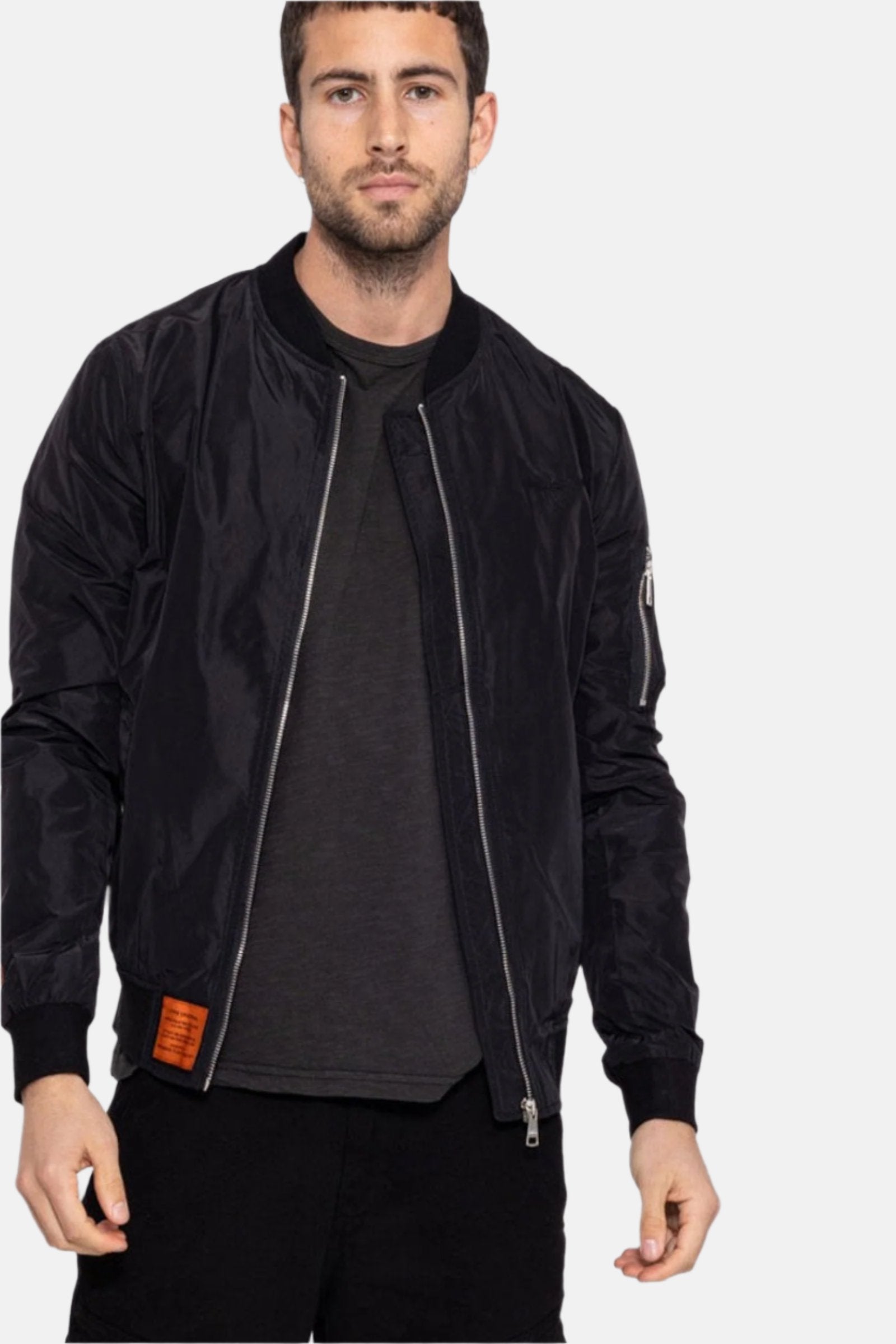 Giacca bomber Max M in Giacche nere Bombers Original