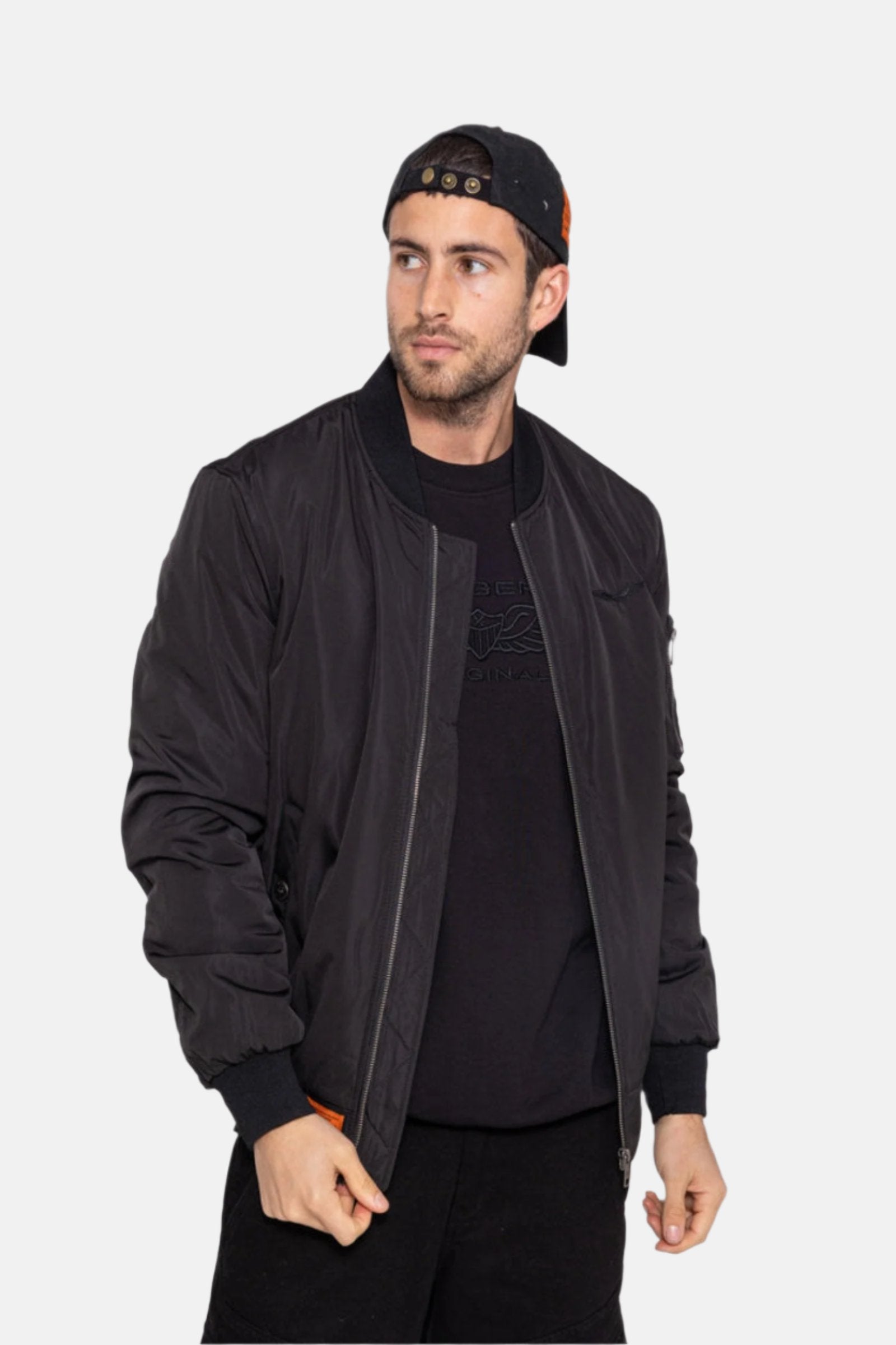Giacca bomber Max M in Giacche nere Bombers Original