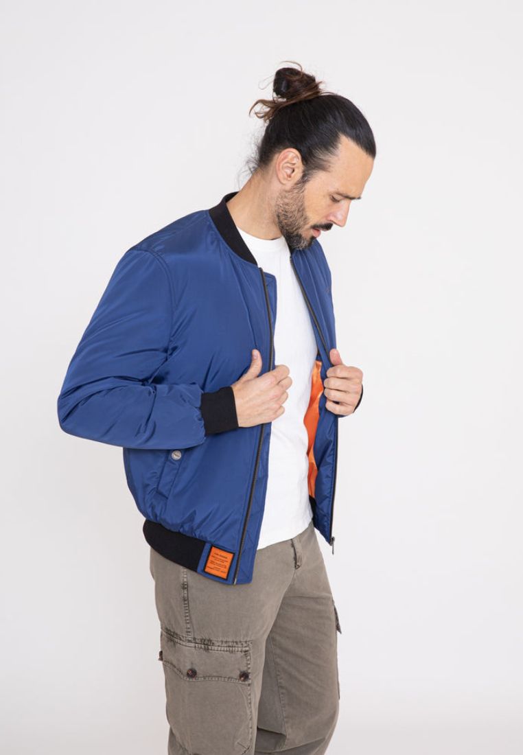 Giacca bomber Max M in Indigo Bombers Original