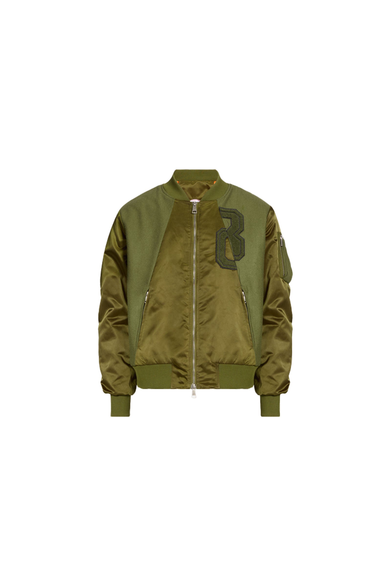 Giubbotto bomber Nabari U in kaki Giacche Bombers Original