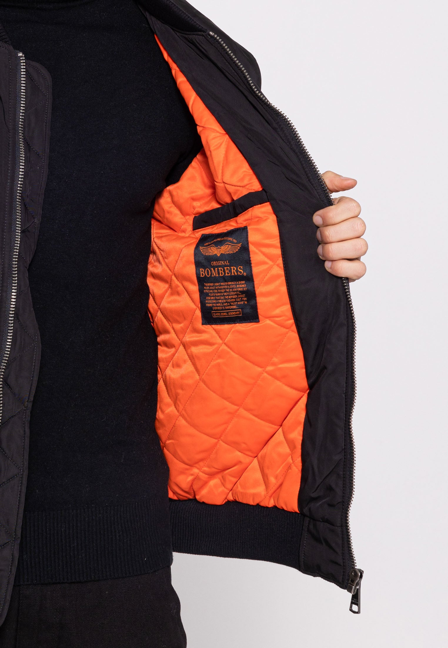 Giacca bomber Original M in nero Bombers Original