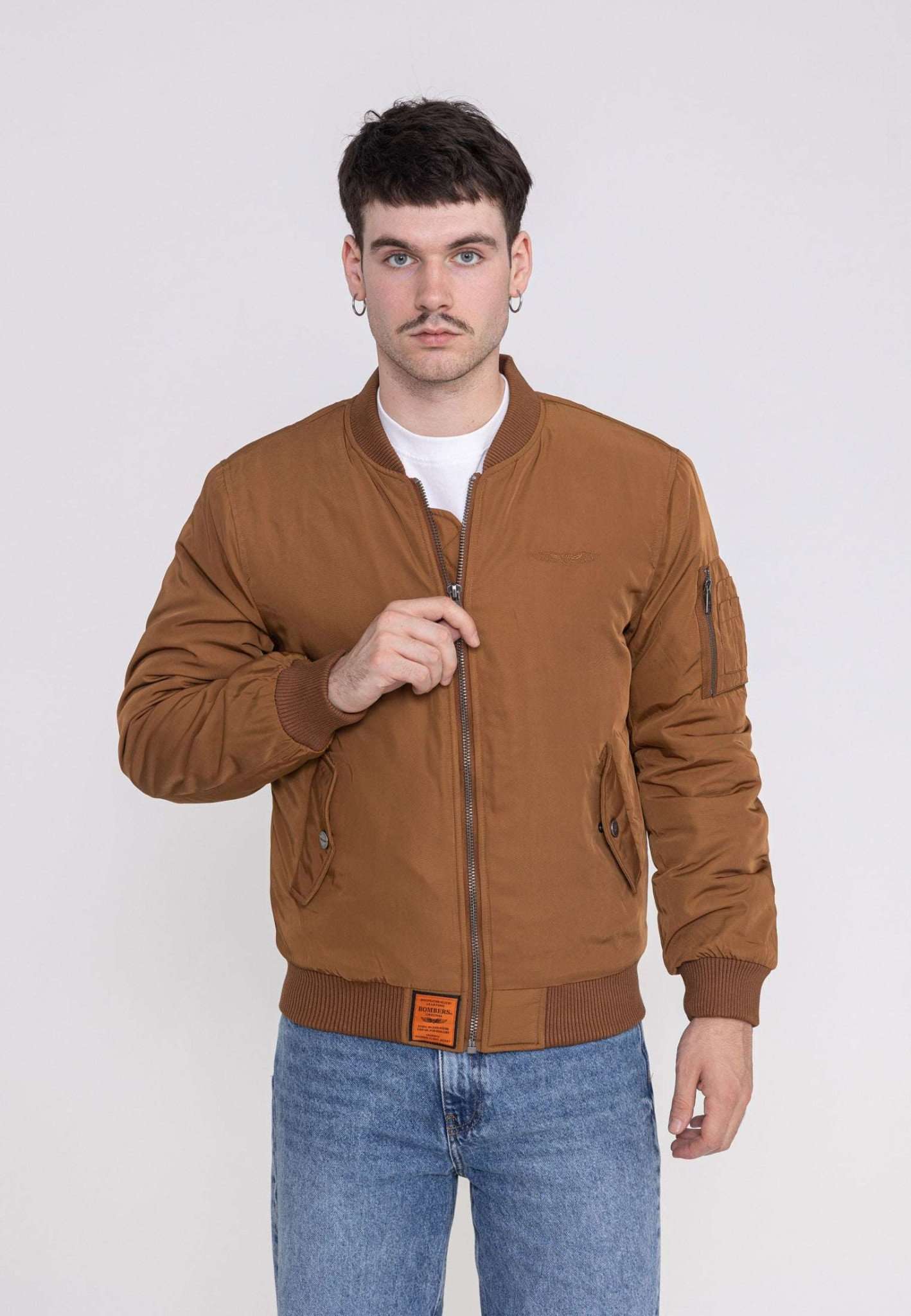 Giacca bomber Original M in cammello Bombers Original