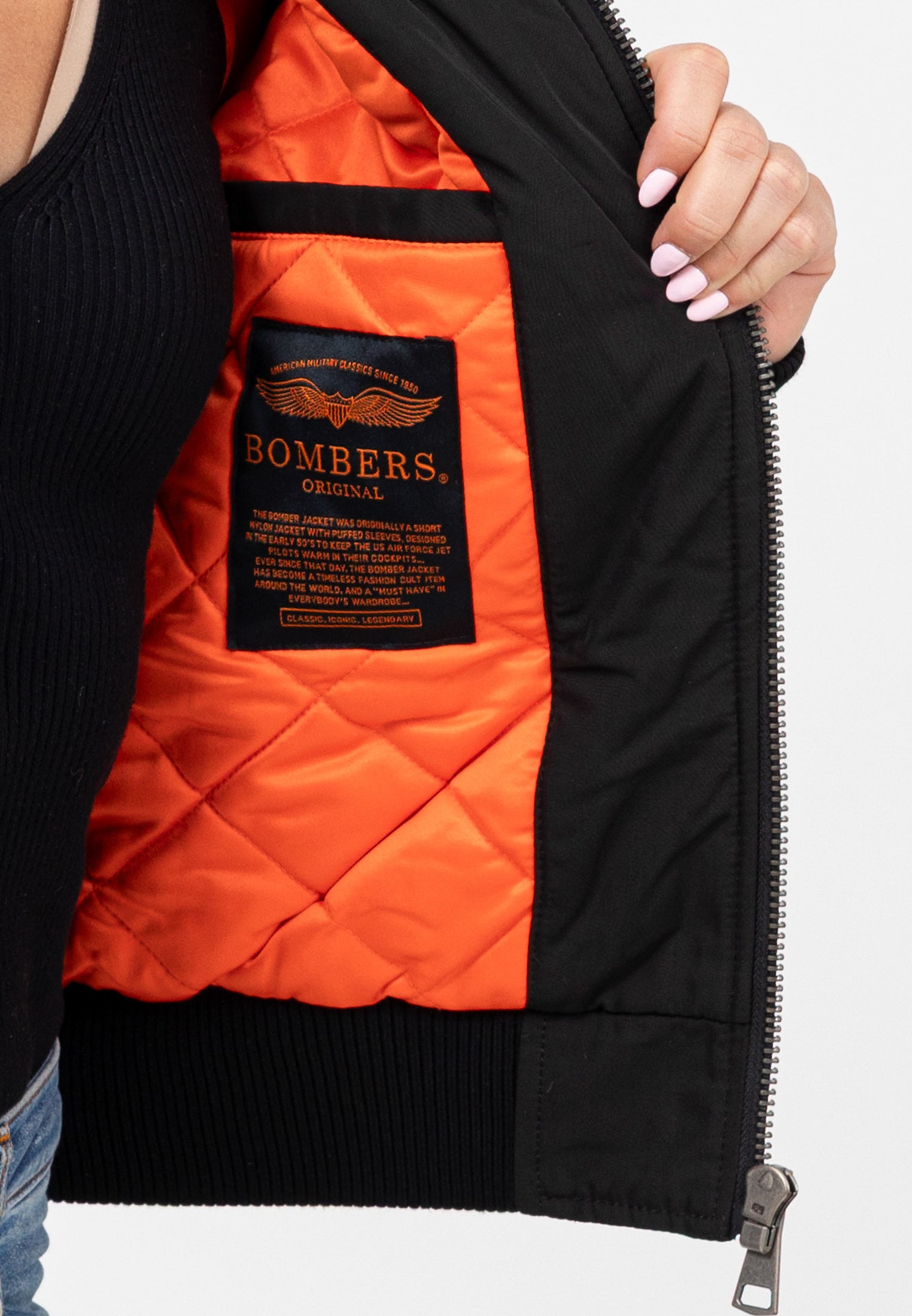 Originale W in Black Jackets Bombers Original
