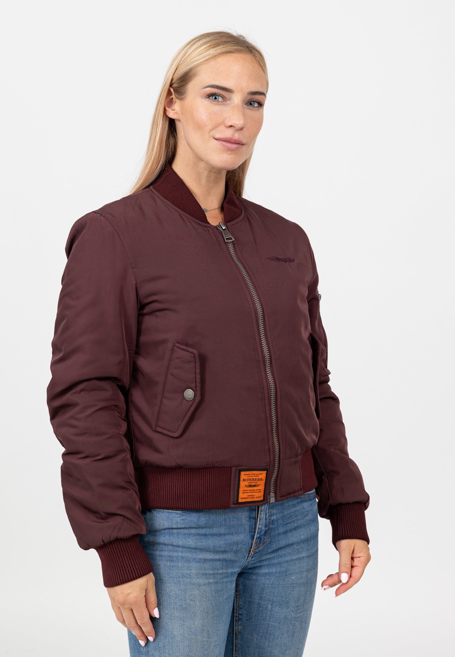 Original-W in Burgundy Giacche Bombers Original