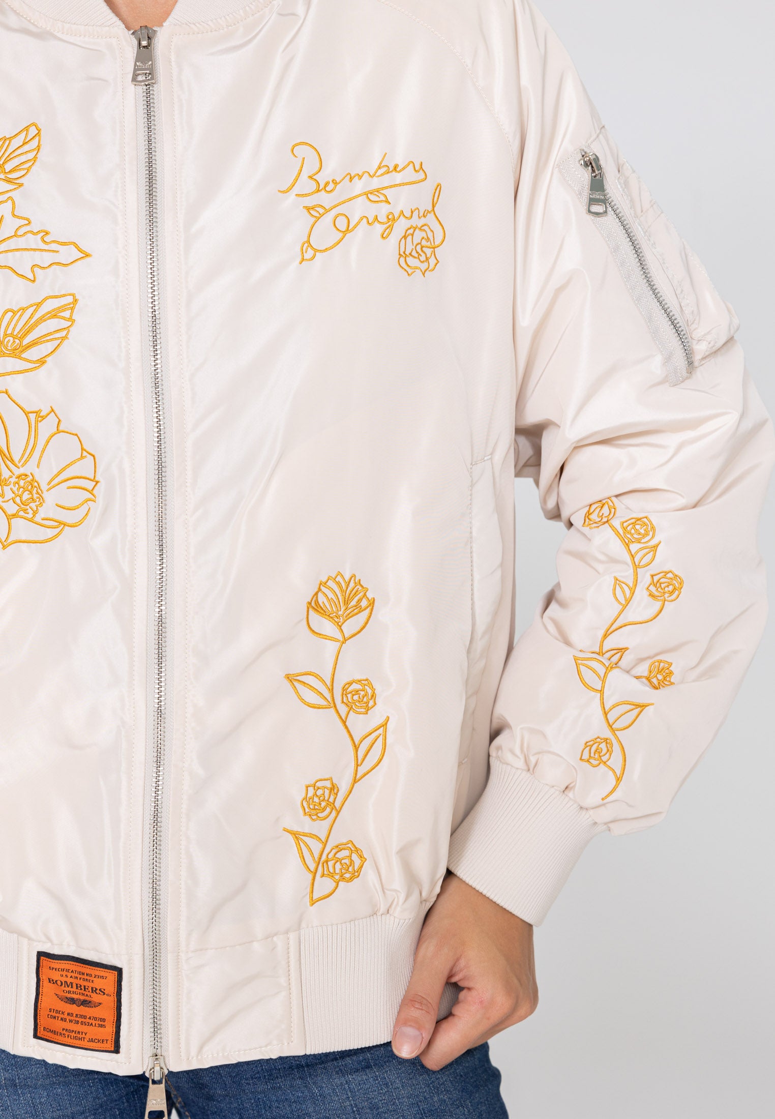 Giacca bomber Princess W in Cream Jackets Bombers Original