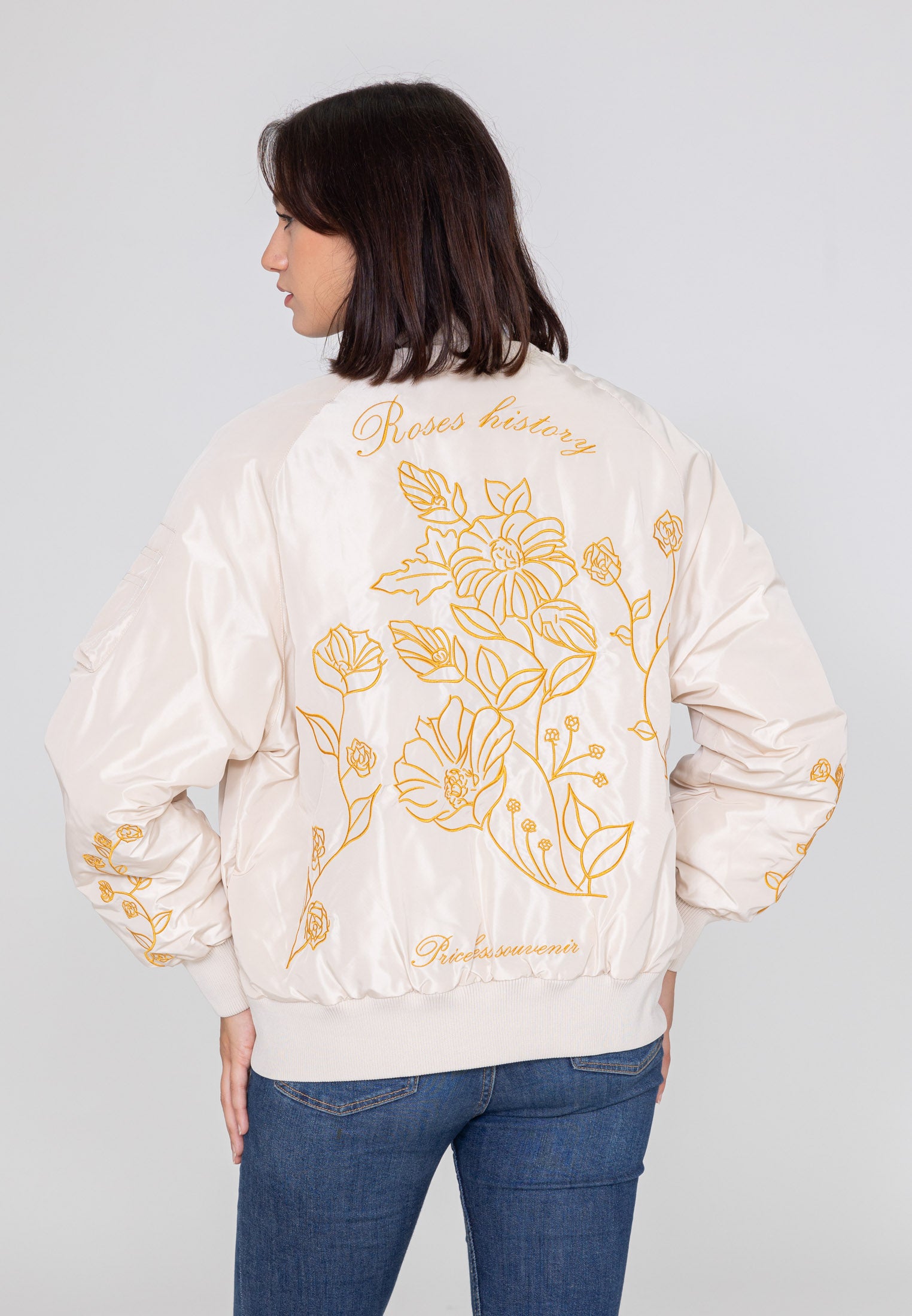Giacca bomber Princess W in Cream Jackets Bombers Original