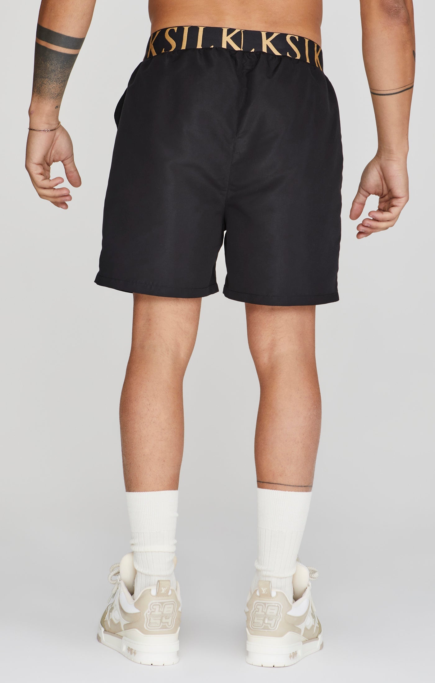 Pantaloncini da bagno in nero Pantaloncini da bagno SikSilk