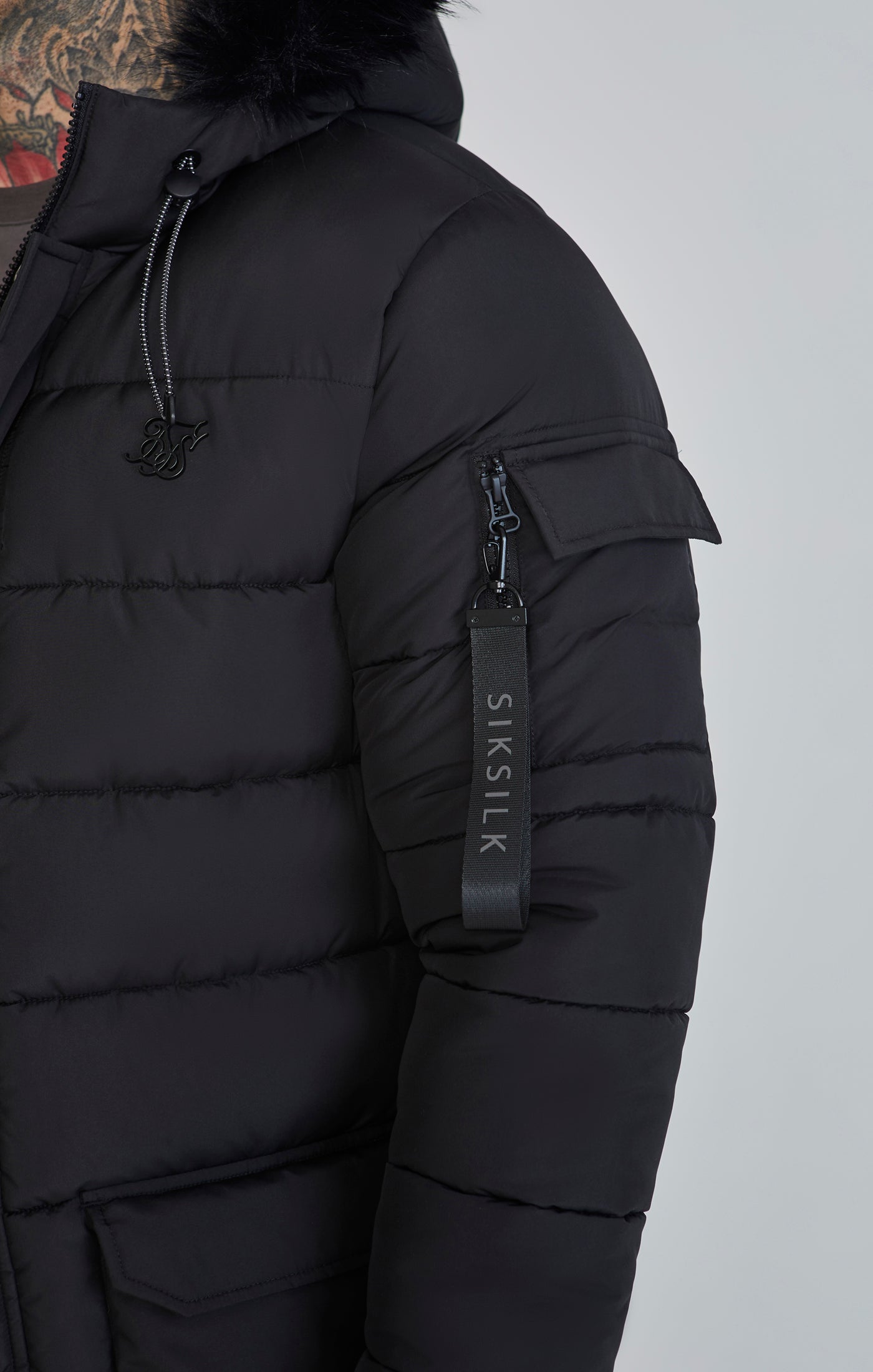 Parka in giacche nere SikSilk