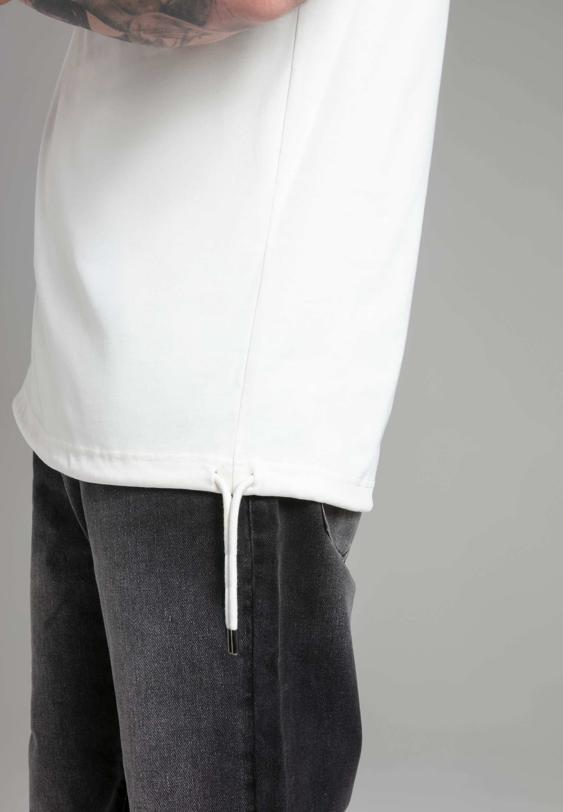 Maglietta oversize in ecru T-shirt SikSilk