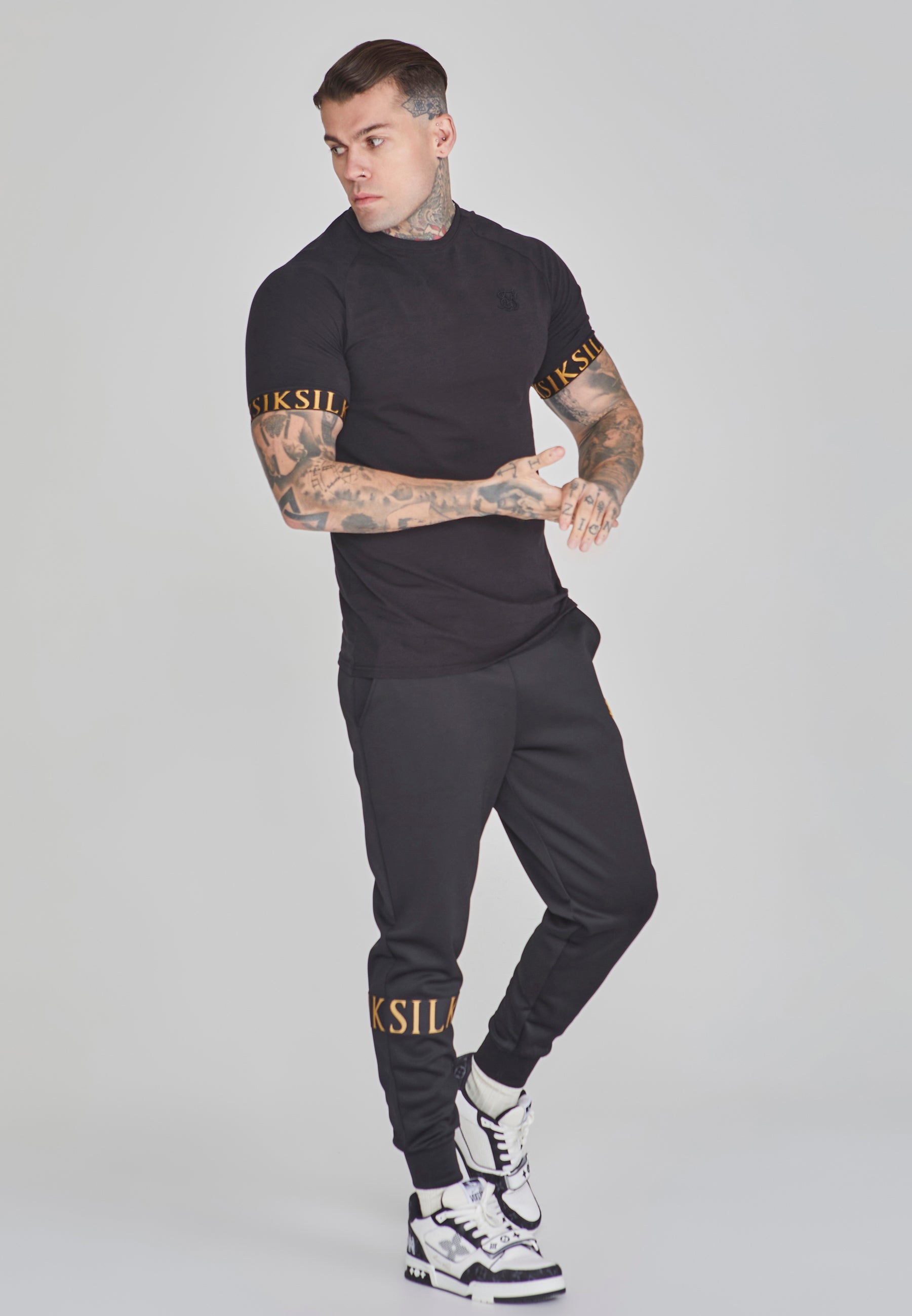 Maglietta Tech in nero Magliette SikSilk