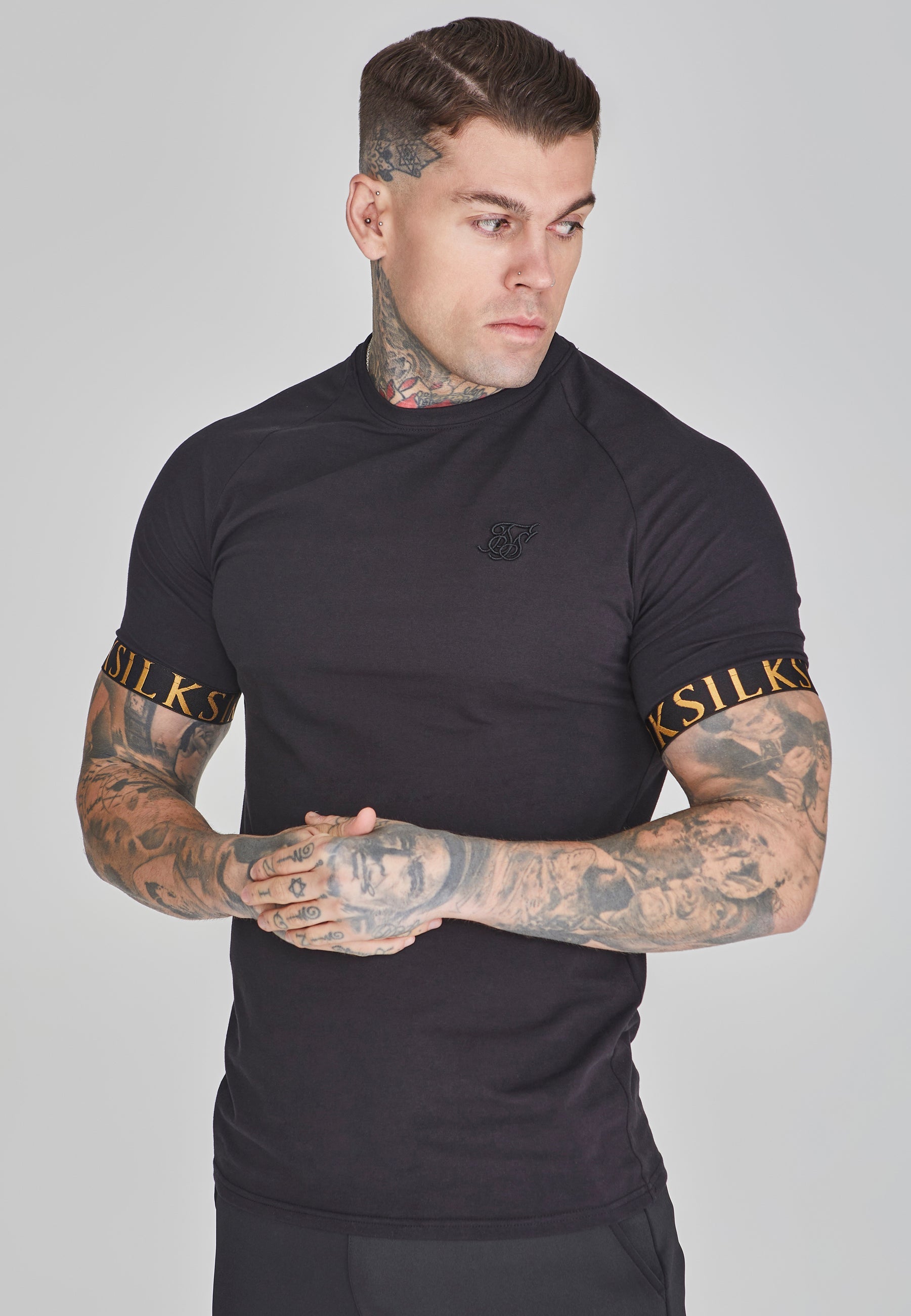Maglietta Tech in nero Magliette SikSilk