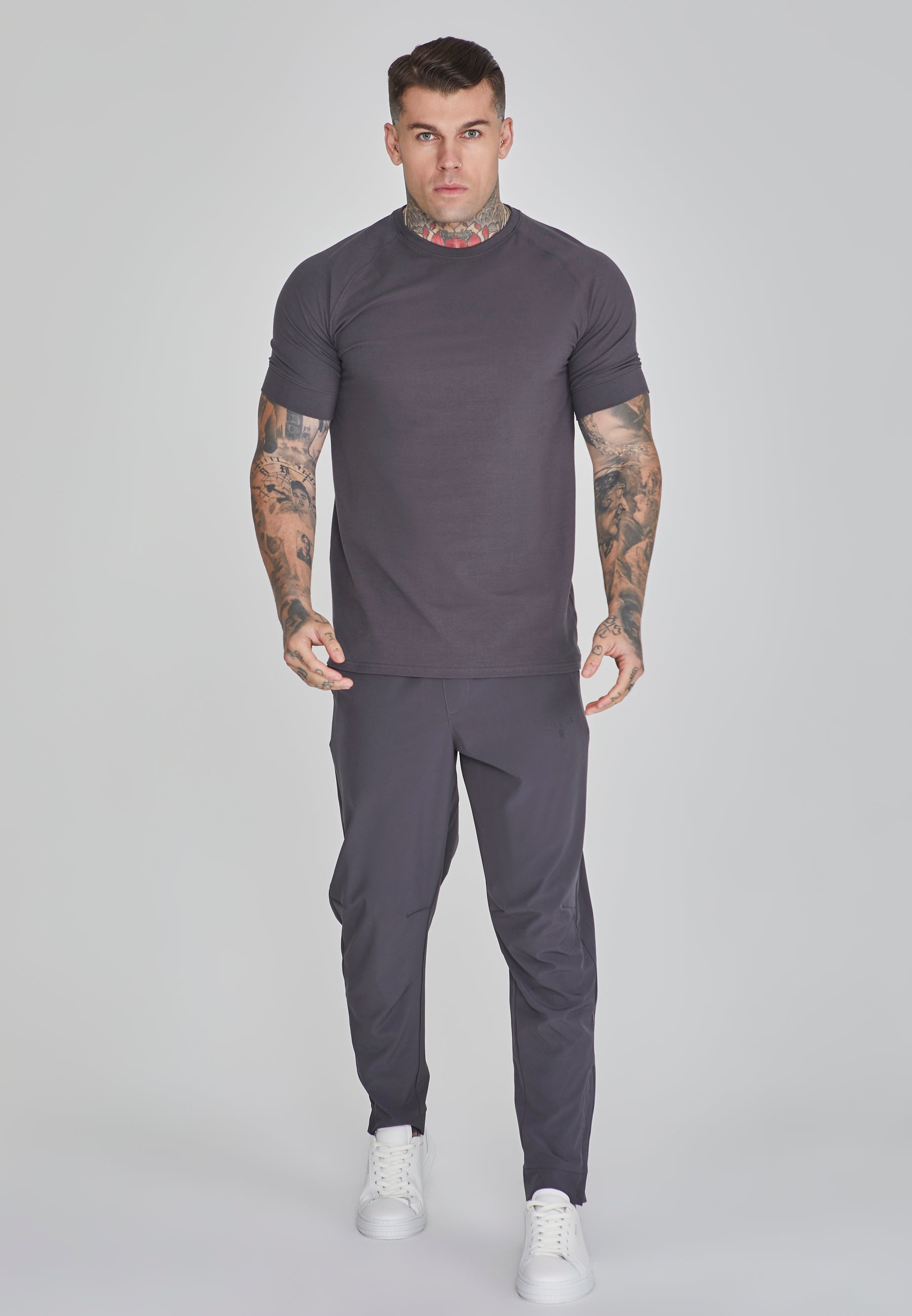 Maglietta Smart in grigio scuro Magliette SikSilk