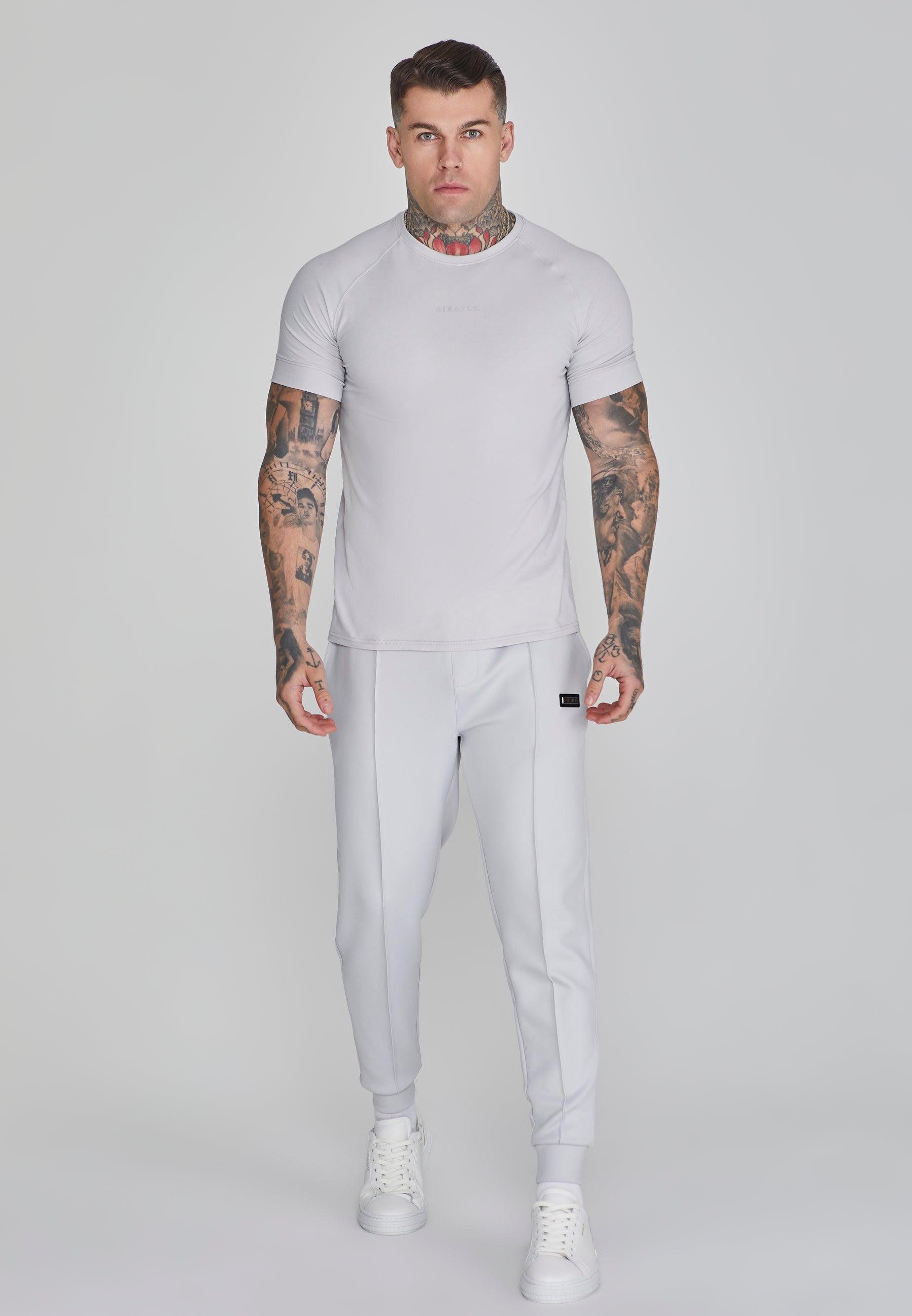 Maglietta Smart in grigio chiaro Magliette SikSilk