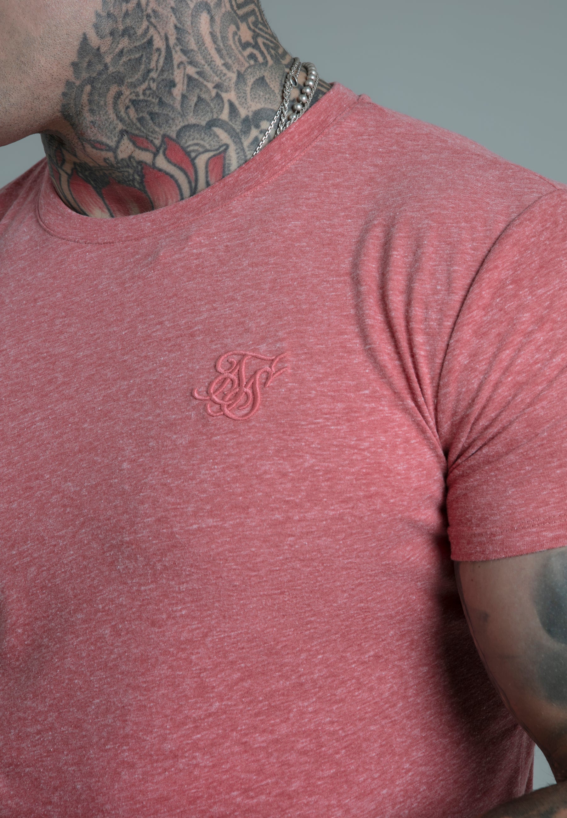 T-shirt Marl in arancione T-shirt SikSilk