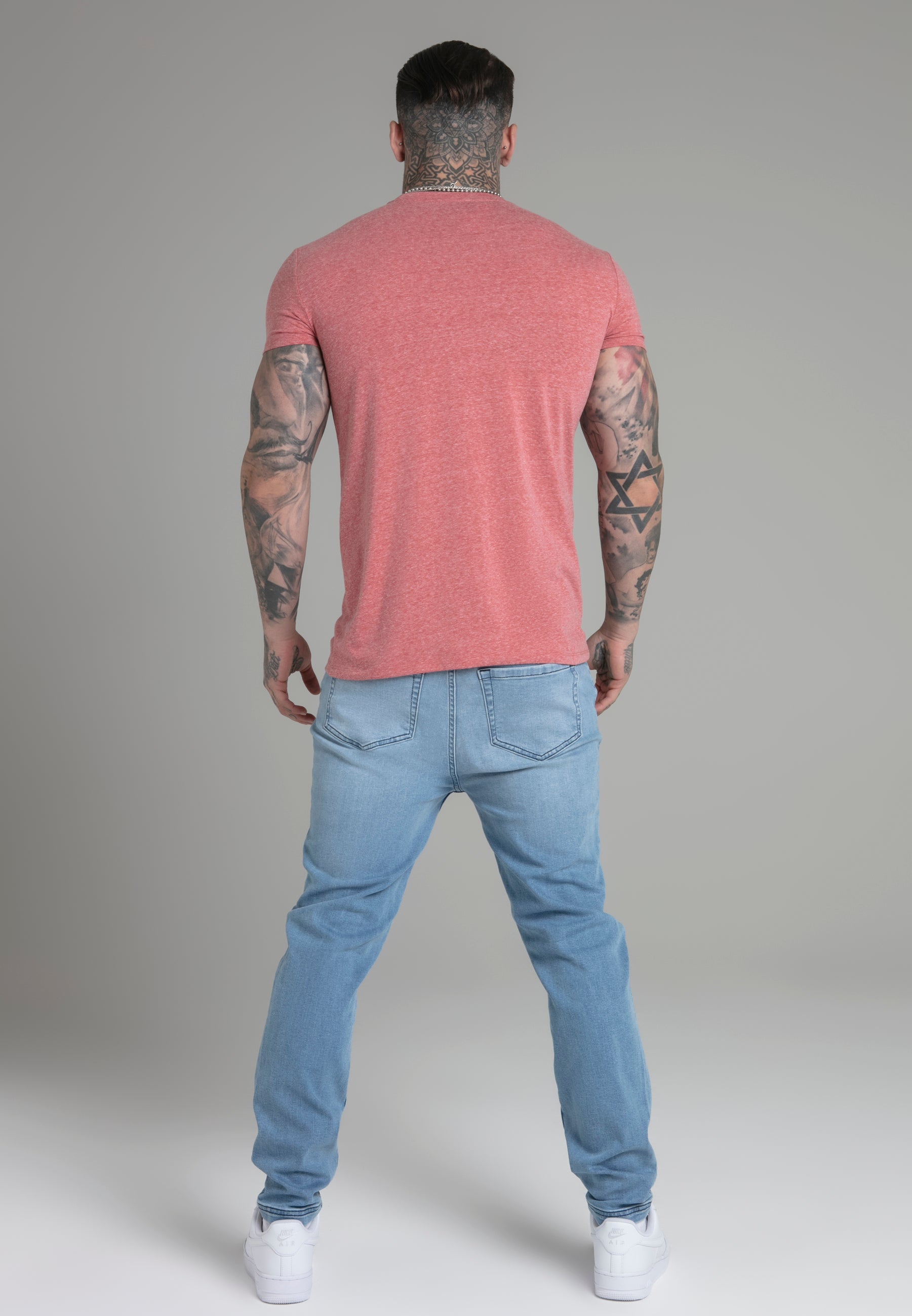 T-shirt Marl in arancione T-shirt SikSilk