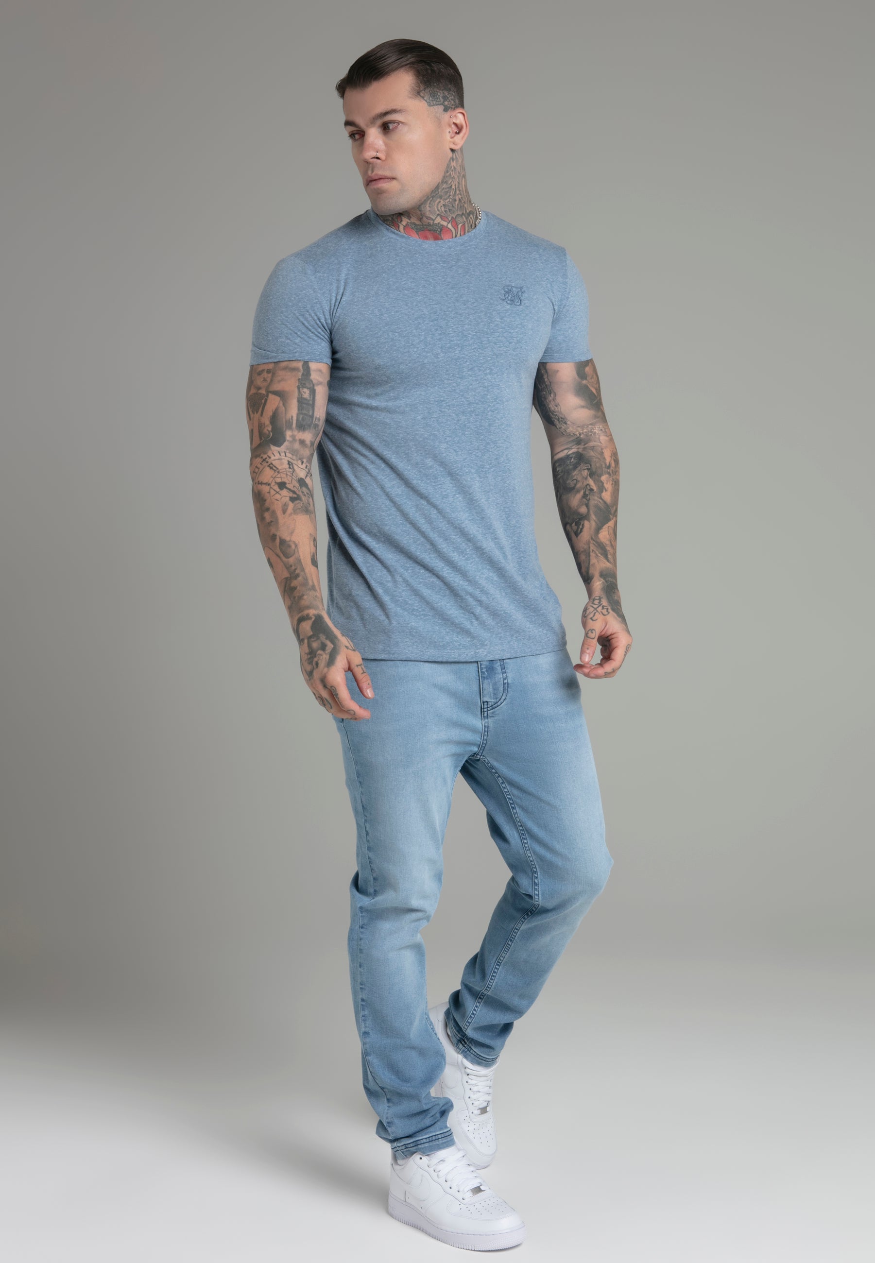 Maglietta Marl in Blu Magliette SikSilk