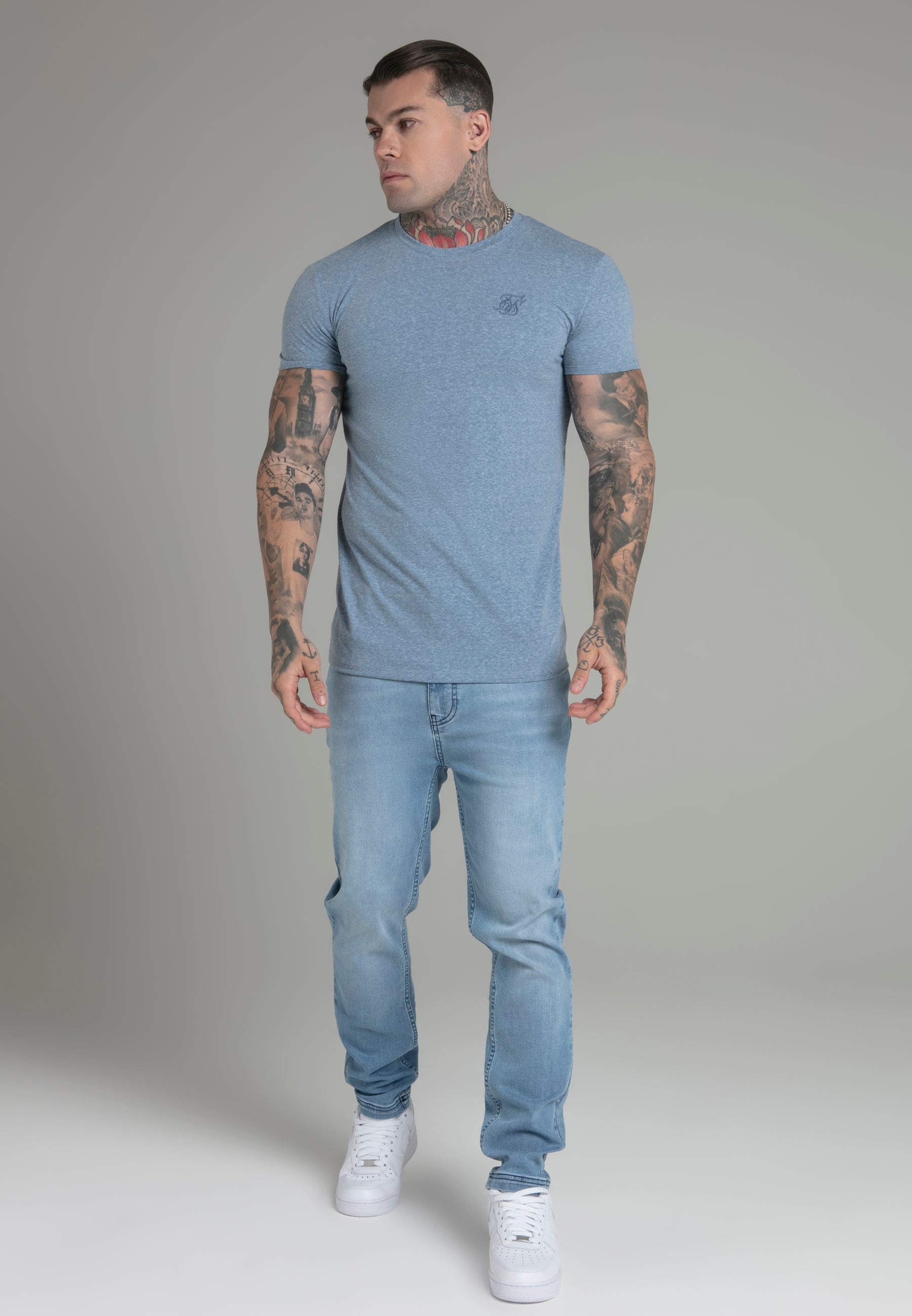Maglietta Marl in Blu Magliette SikSilk