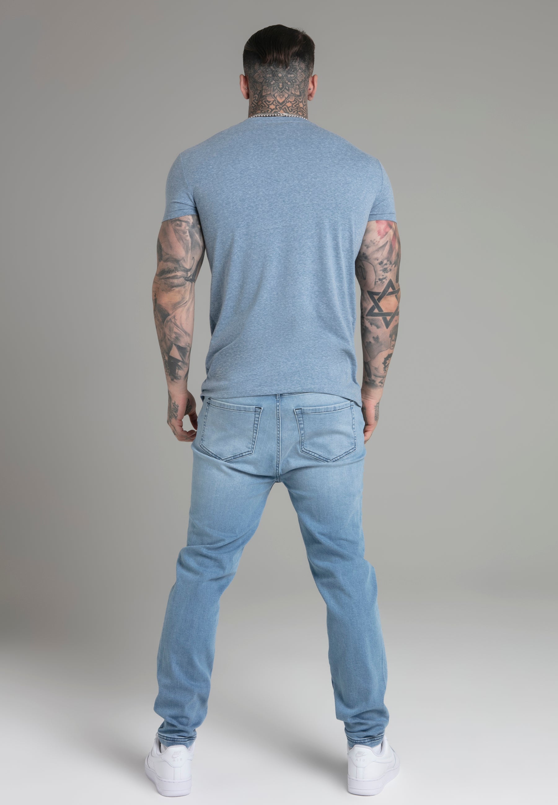 Maglietta Marl in Blu Magliette SikSilk