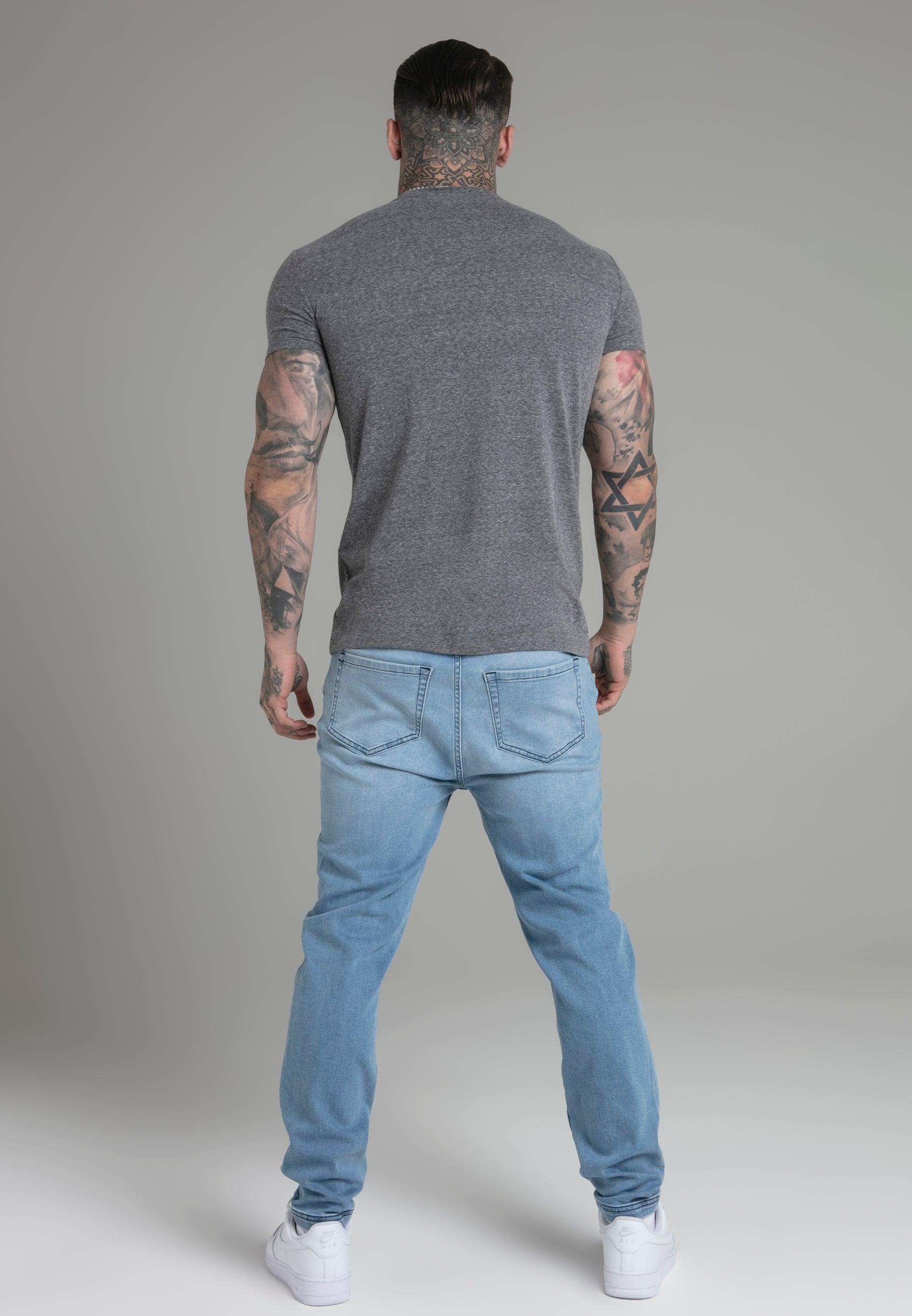 Maglietta Marl in grigio scuro Magliette SikSilk